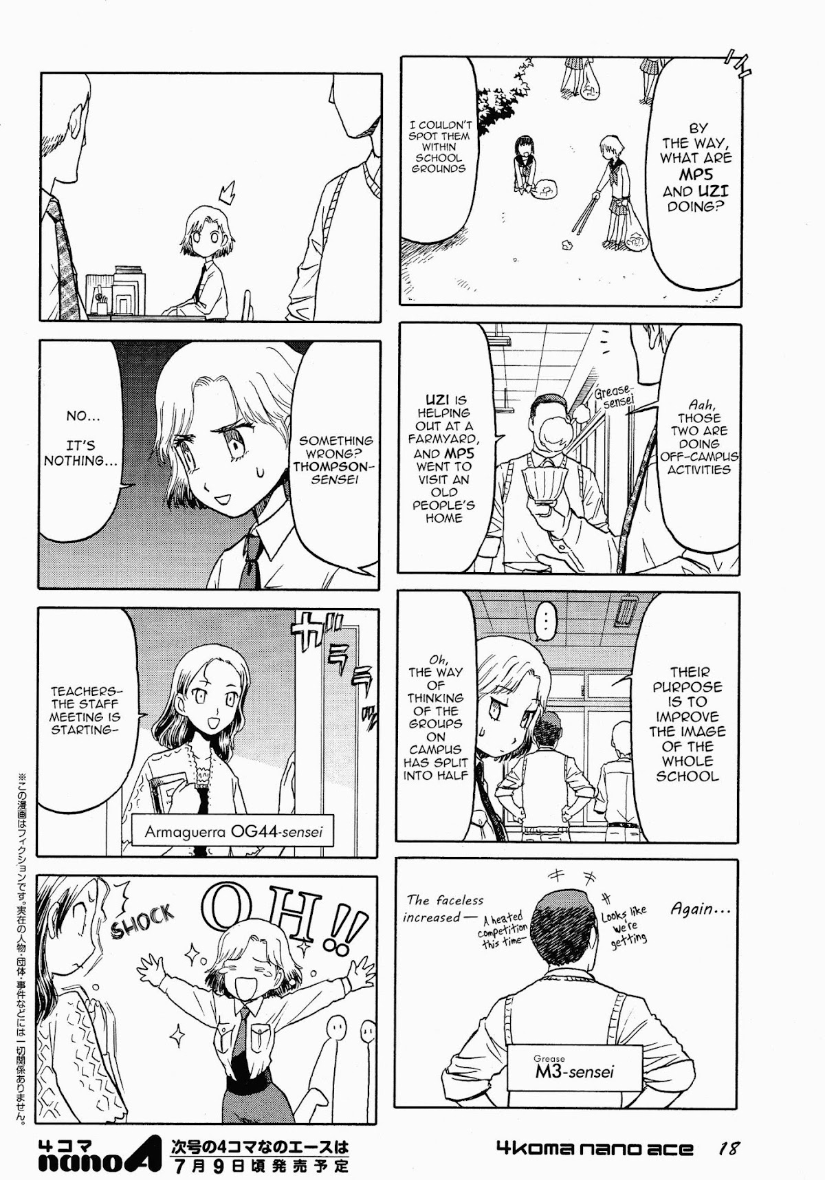 Upotte!! Nano Chapter 23 page 2 - Chapter 23: Election activity of so many men, so many minds?