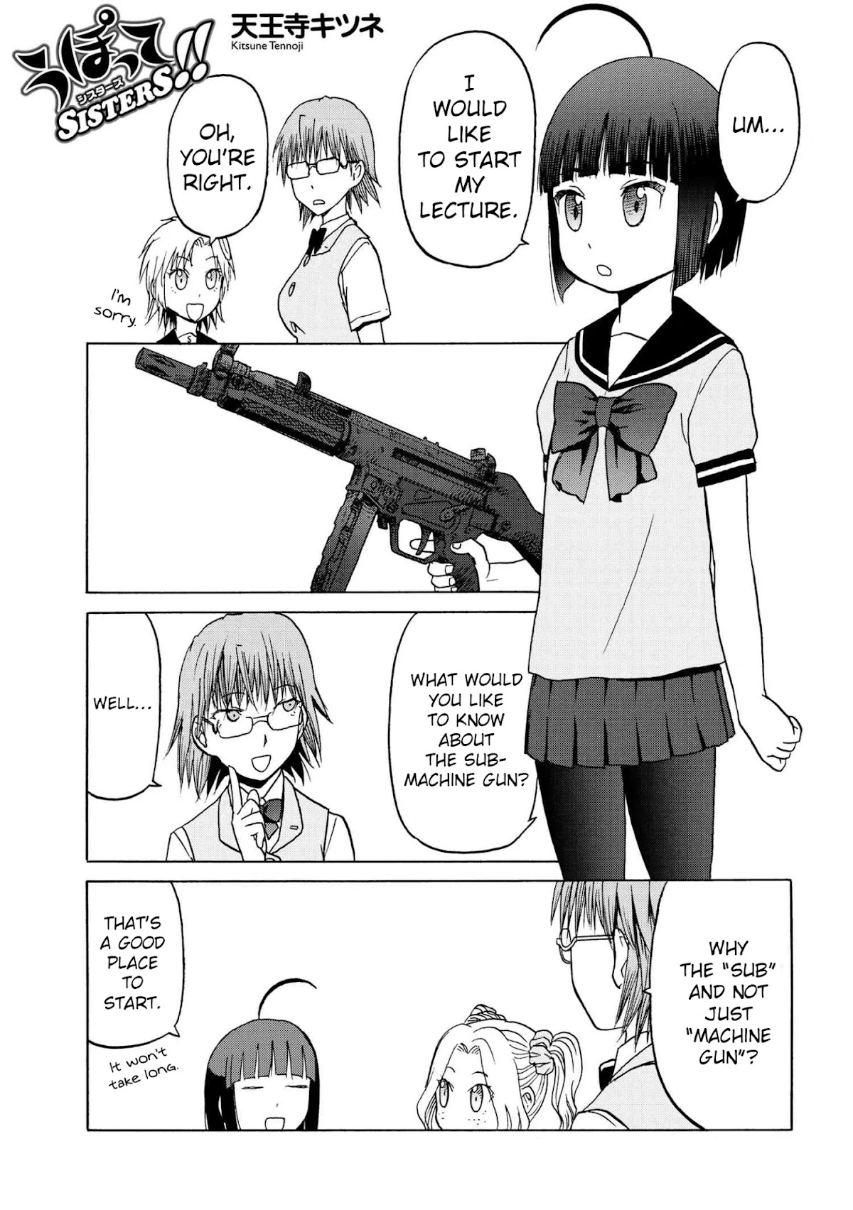 Upotte SISTERS!! Chapter 10 page 1 - Chapter 10