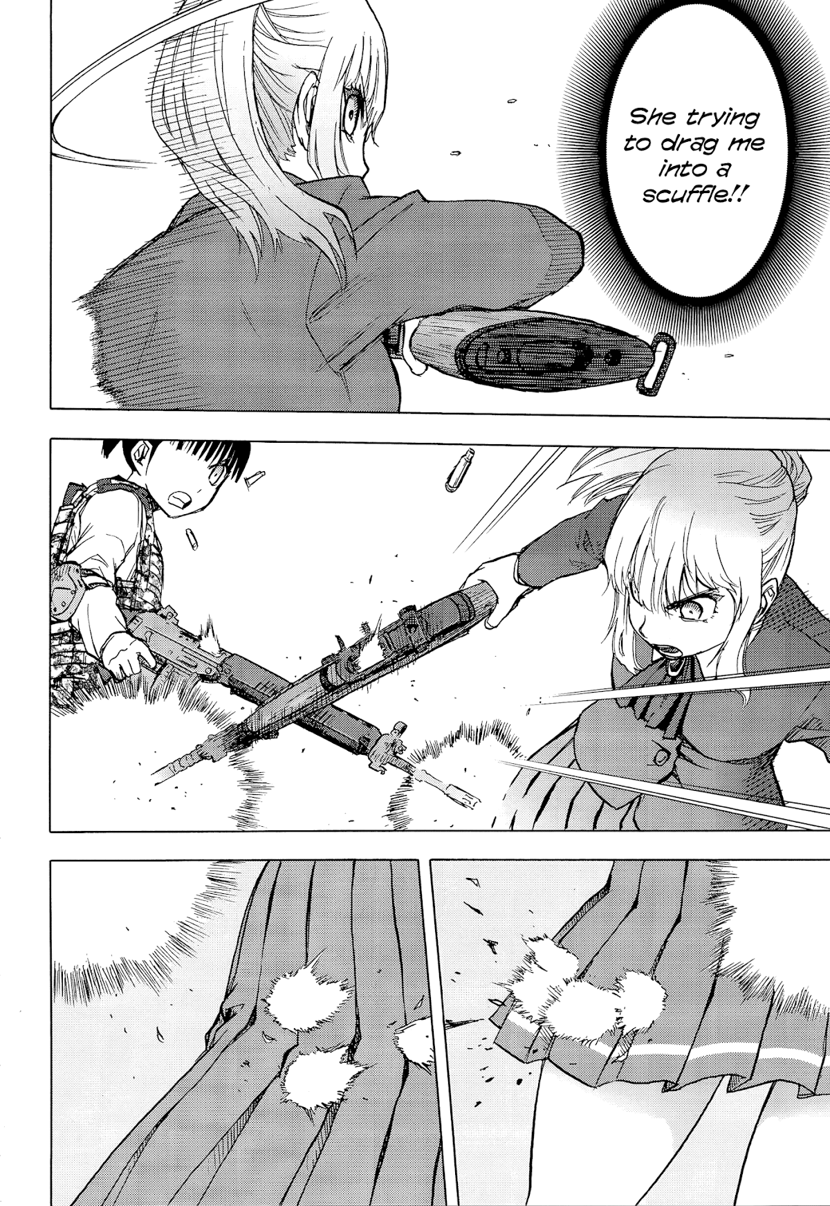 Upotte!! Chapter 100 page 12 - Chapter 100: VS The Traitor BM59-!!