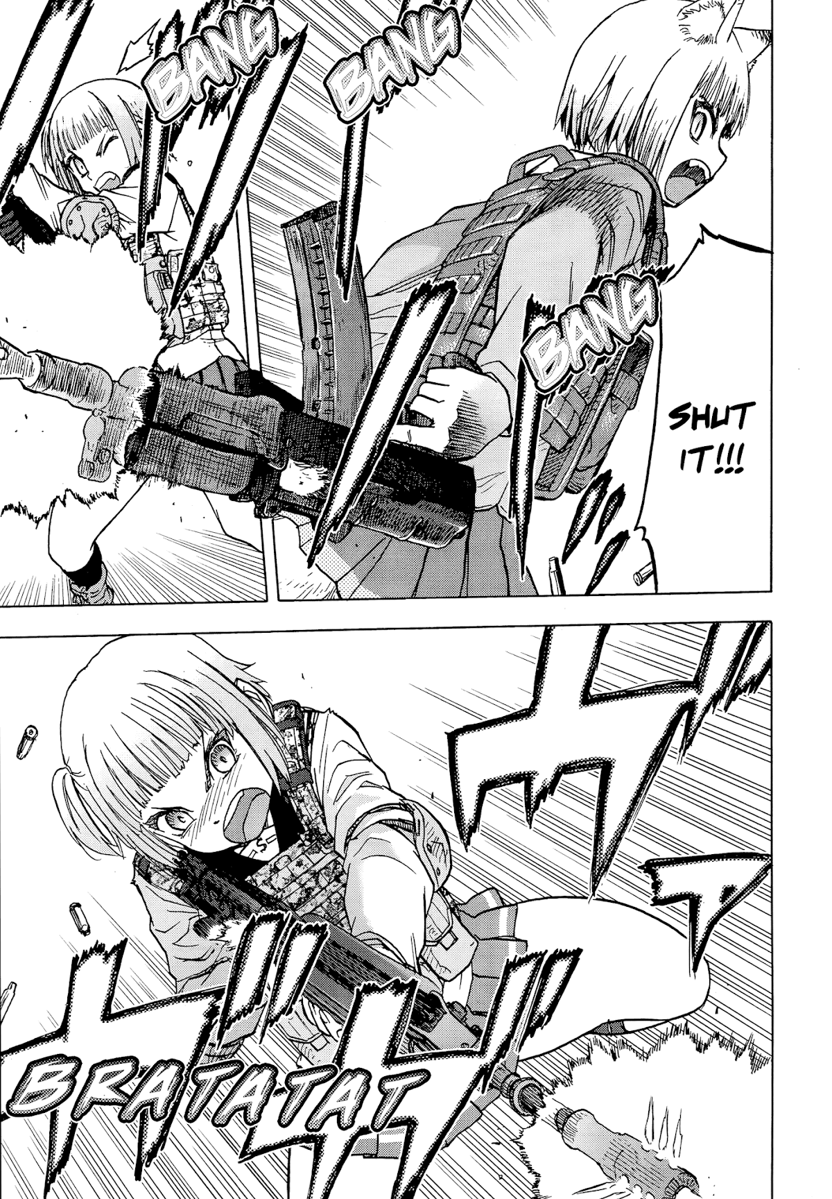 Upotte!! Chapter 102 page 14 - Chapter 102: Fierce Battle, Getting Heated!!