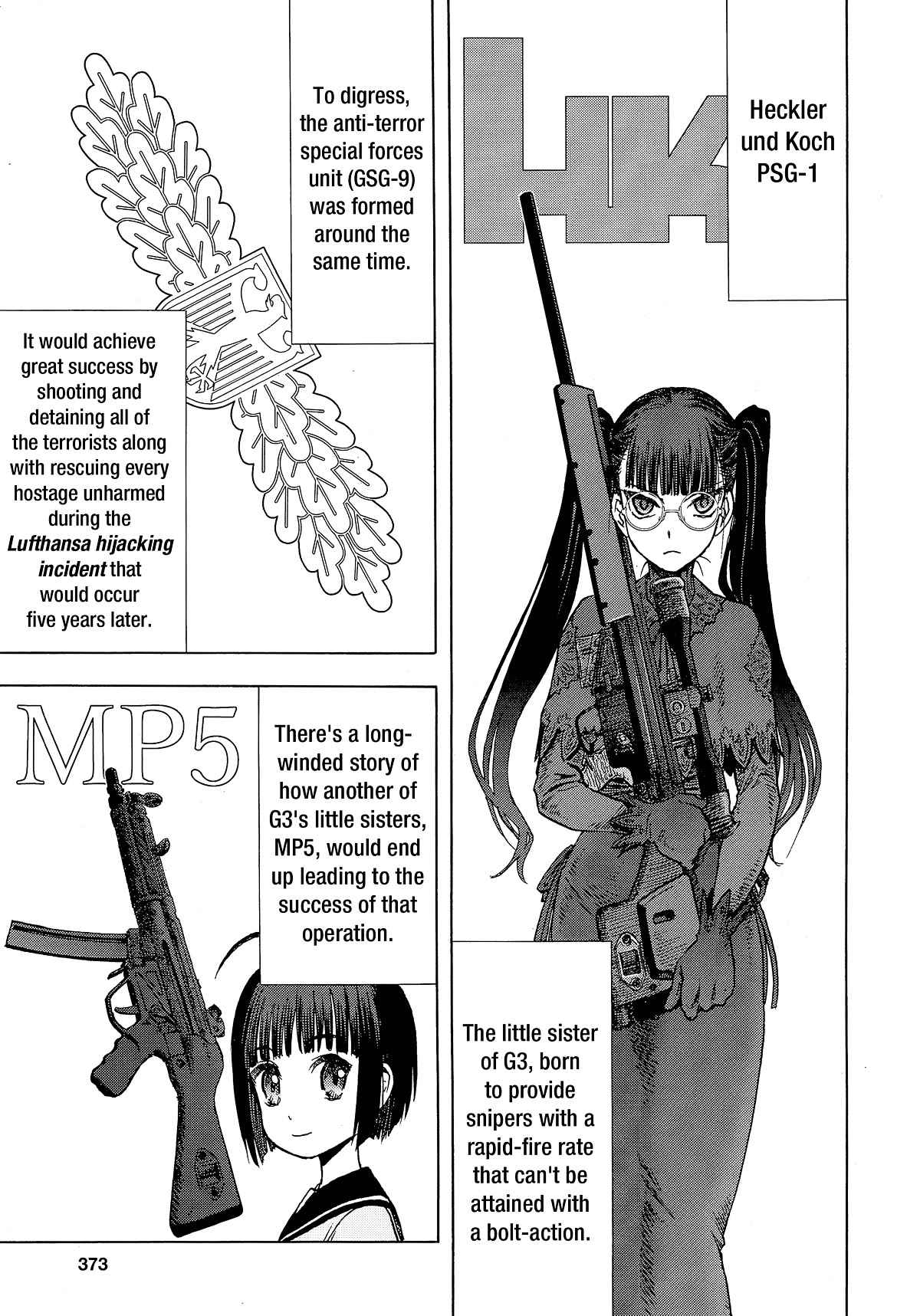 Upotte!! Chapter 106 page 27 - Chapter 106: The long gone peaceful days. A scene from a rainy day.