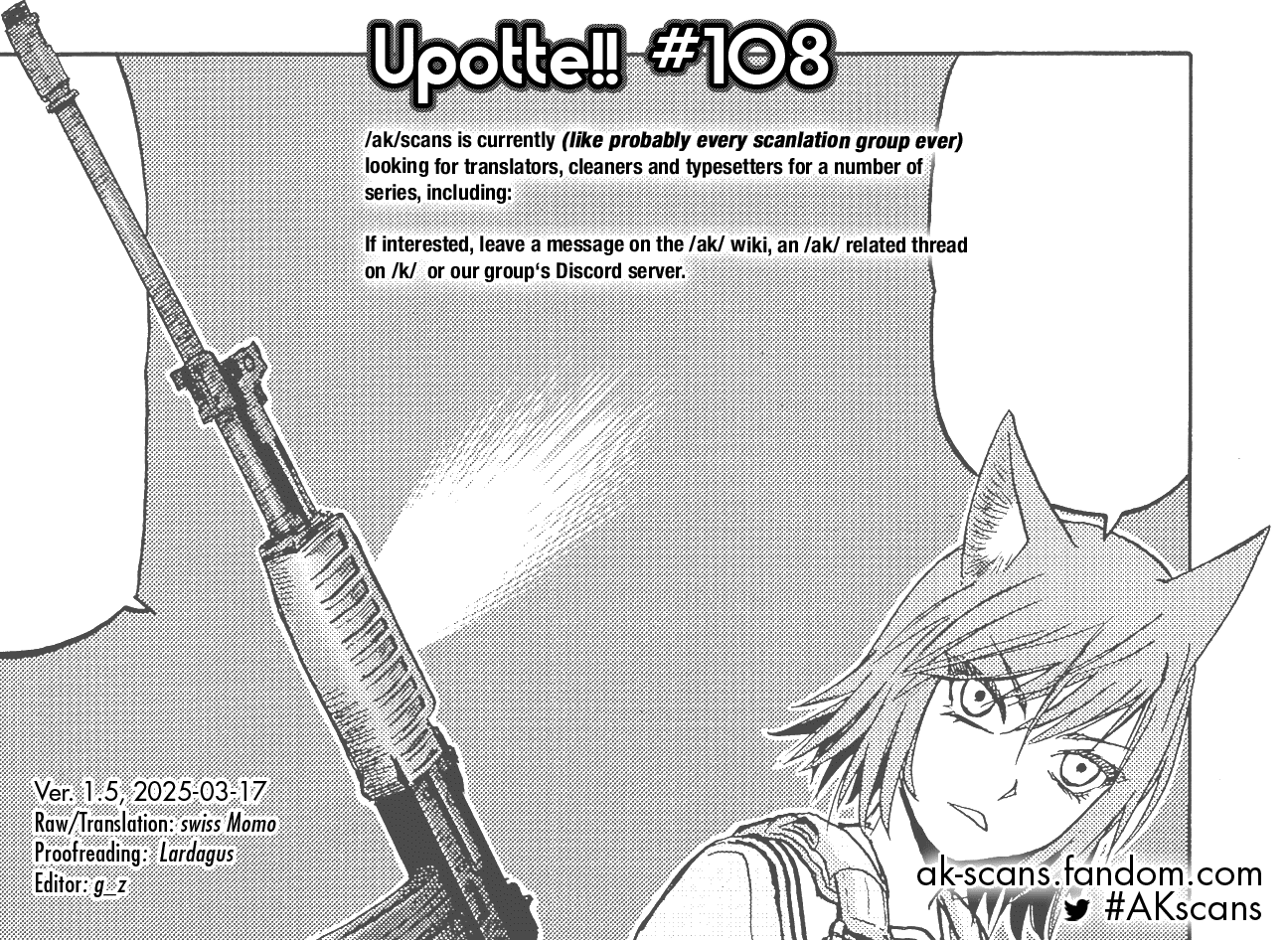 Upotte!! Chapter 108 page 21 - Chapter 108: As for Funco-chan's group, who is heading towards AK47, the leader of Akagane-!?