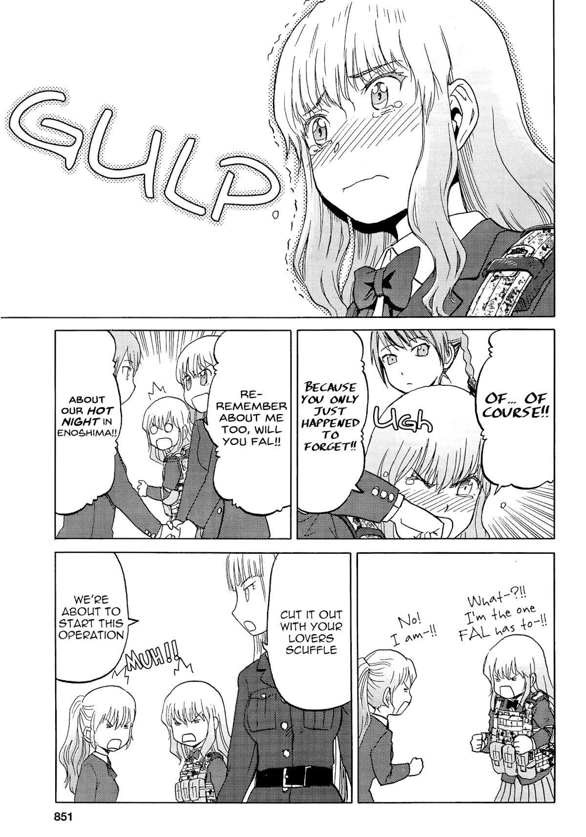 Upotte!! Chapter 86 page 7 - Chapter 86: The Countdown to a Fierce Battle Begins-!