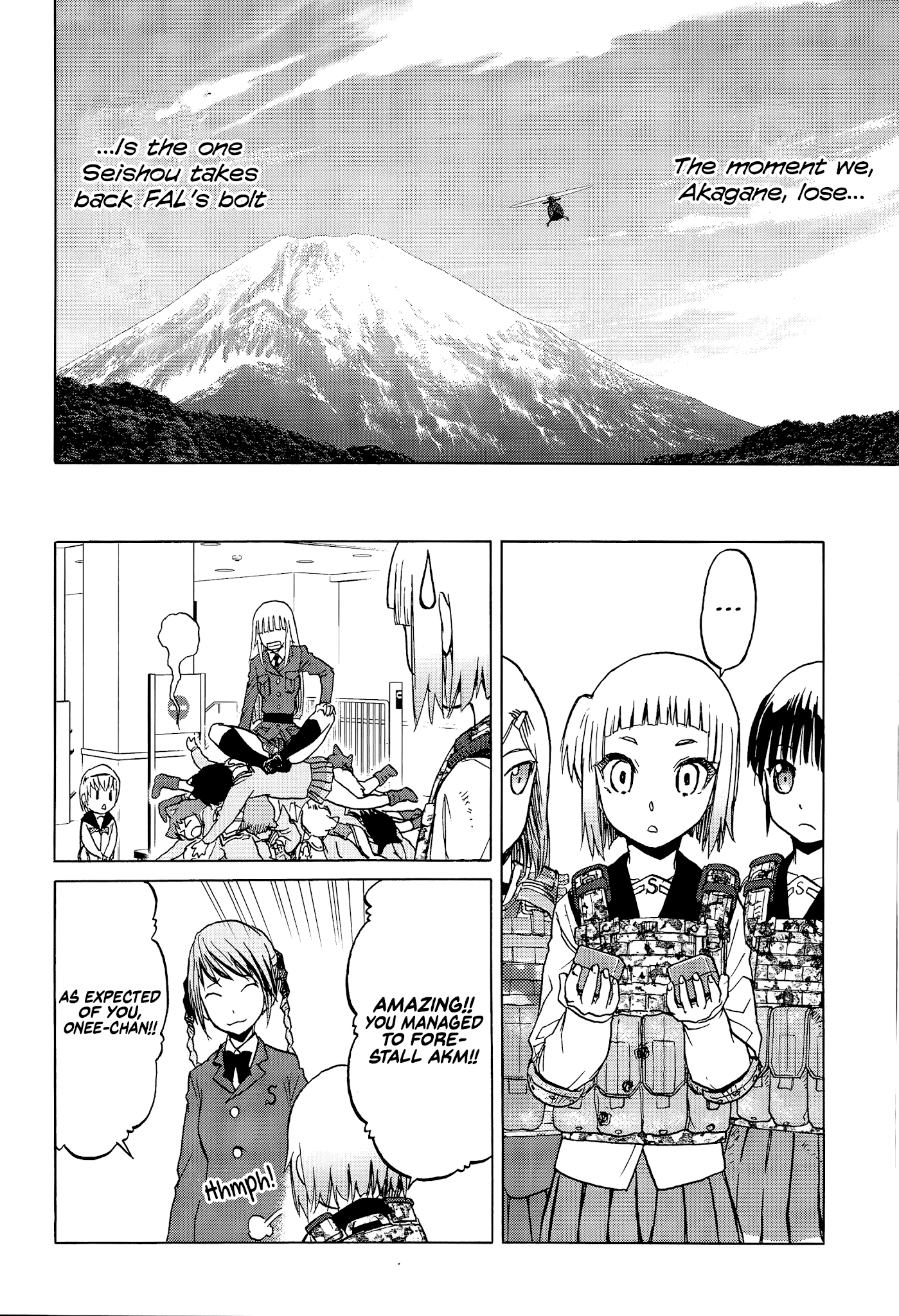 Upotte!! Chapter 95 page 14 - Chapter 95: Squarely she stands, outstanding big sister!!