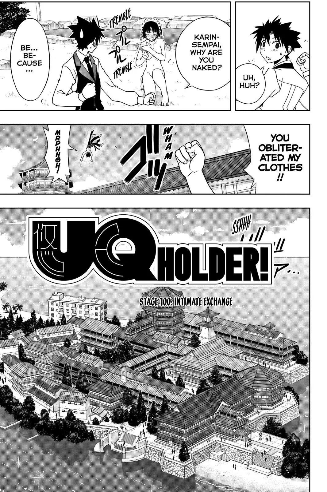 UQ Holder! Chapter 100 page 2 - Chapter 100: Intimate Exchange