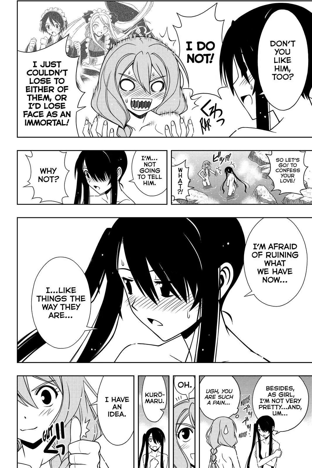 UQ Holder! Chapter 101 page 12 - Chapter 101: Kuromaru-Kun's Cares