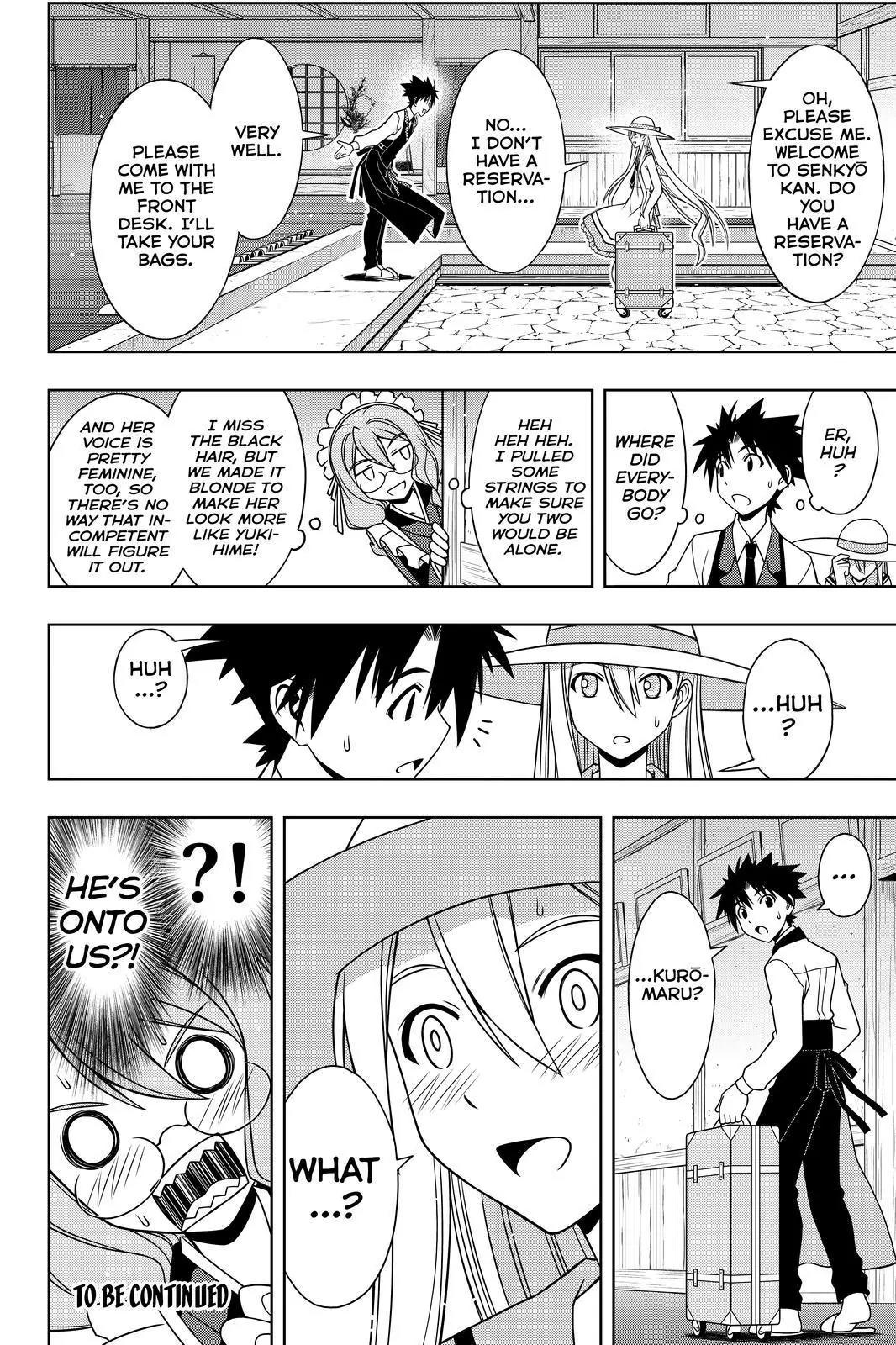 UQ Holder! Chapter 101 page 16 - Chapter 101: Kuromaru-Kun's Cares