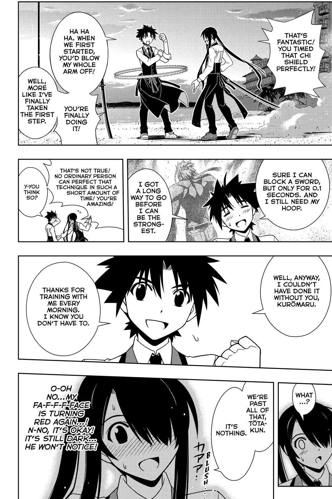 UQ Holder! Chapter 101 page 6 - Chapter 101: Kuromaru-Kun's Cares