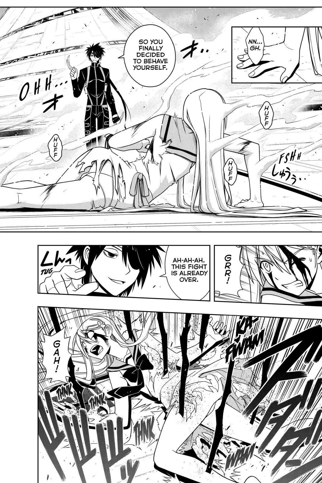 UQ Holder! Chapter 103 page 10 - Chapter 103: Do I Want to Protect? Or Be Protected?