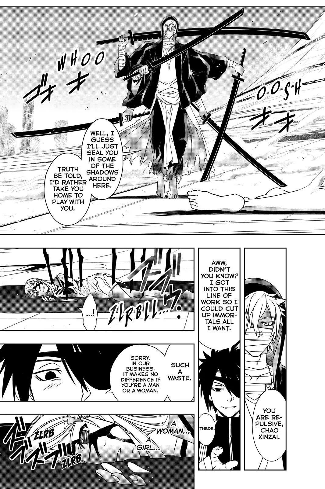 UQ Holder! Chapter 103 page 11 - Chapter 103: Do I Want to Protect? Or Be Protected?
