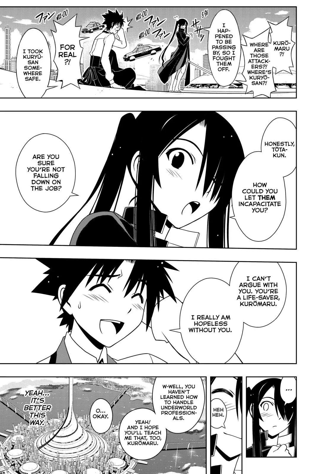 UQ Holder! Chapter 103 page 15 - Chapter 103: Do I Want to Protect? Or Be Protected?