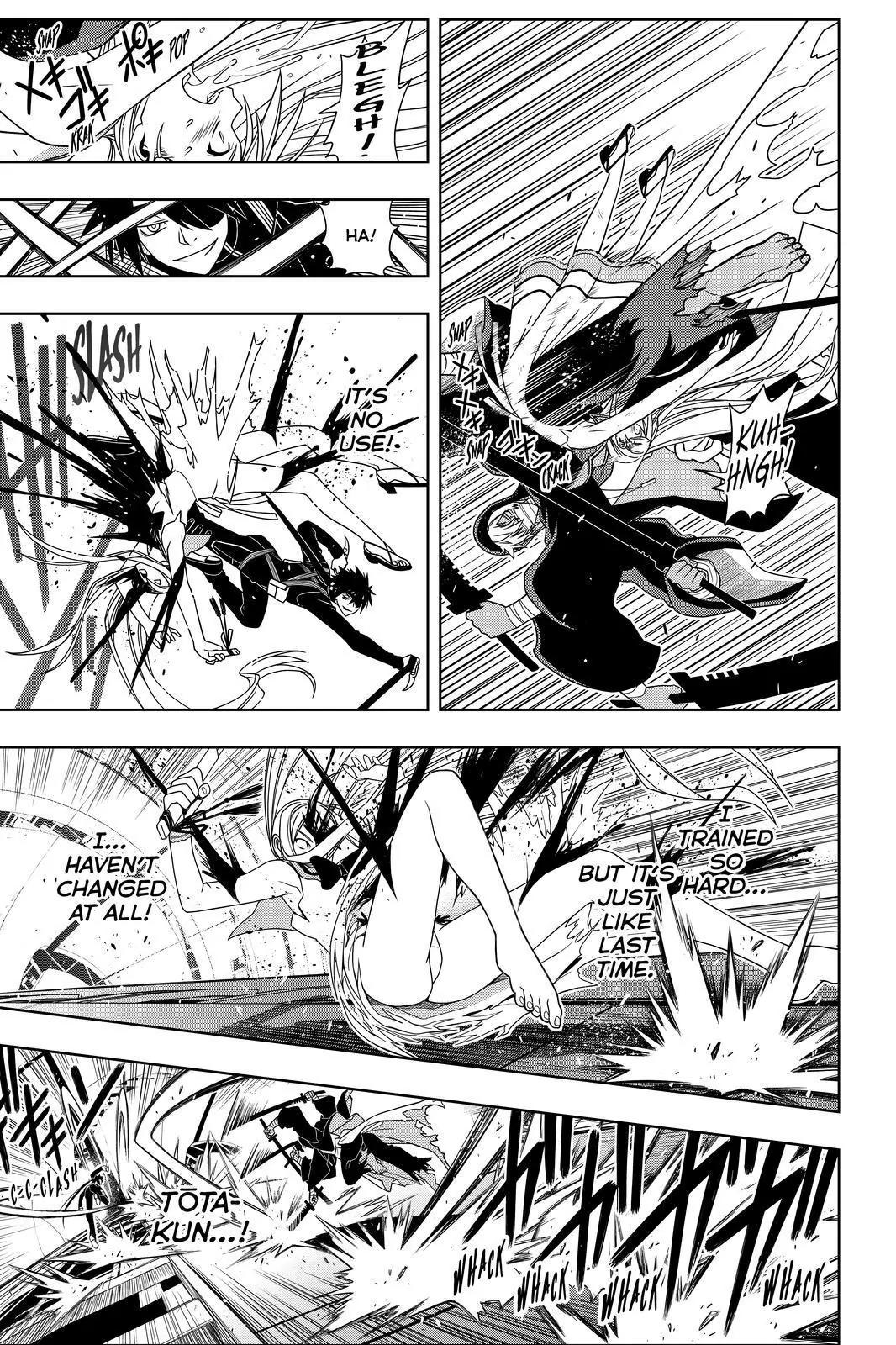 UQ Holder! Chapter 103 page 9 - Chapter 103: Do I Want to Protect? Or Be Protected?