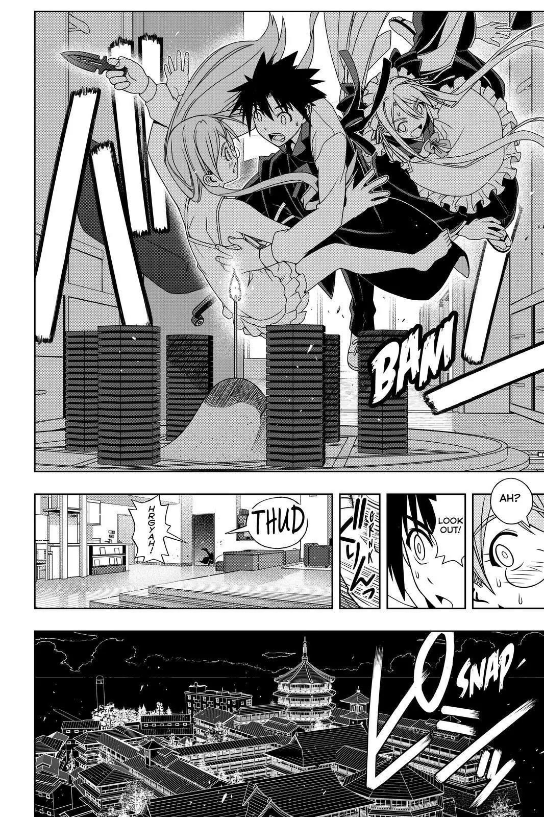 UQ Holder! Chapter 104 page 12 - Chapter 104: Never Let Your Guard Down Or Freak Out