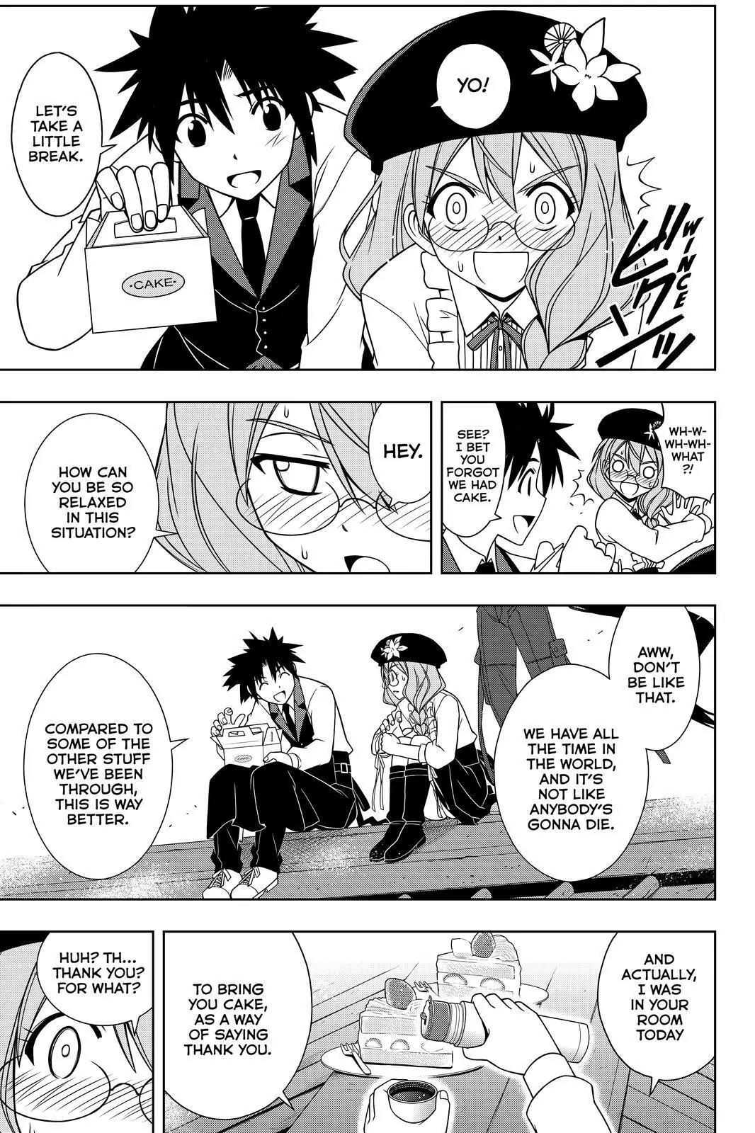 UQ Holder! Chapter 105 page 11 - Chapter 105 : Time Freeze for Two