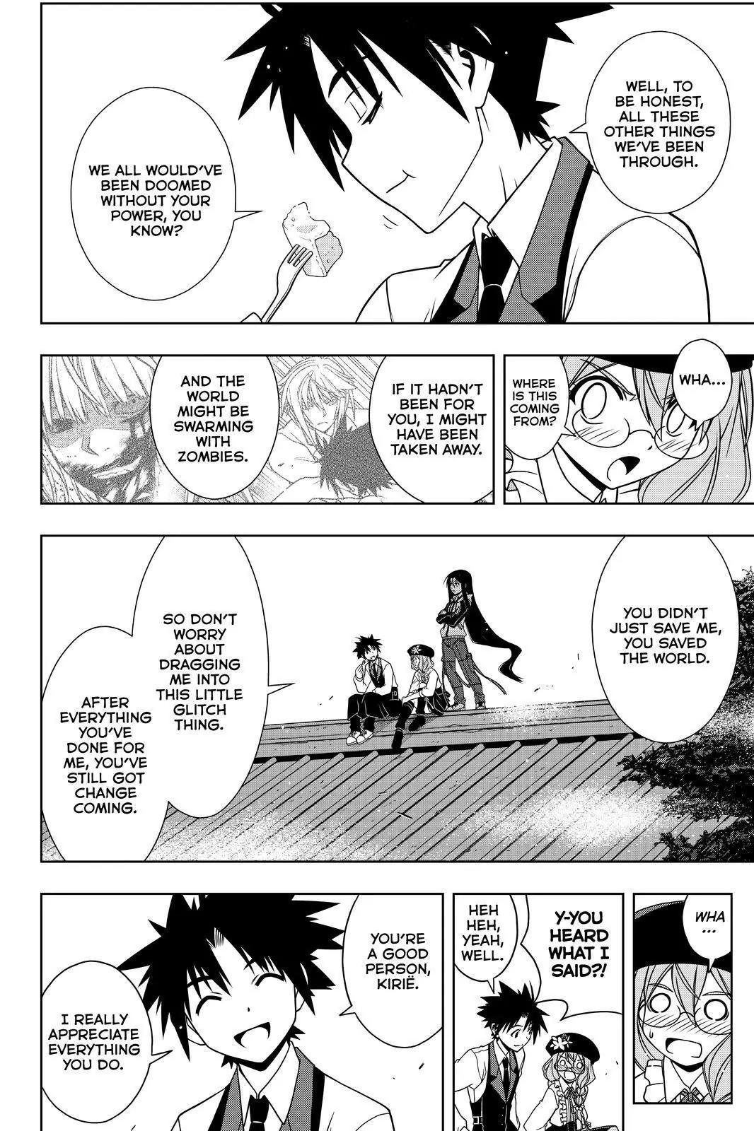 UQ Holder! Chapter 105 page 12 - Chapter 105 : Time Freeze for Two