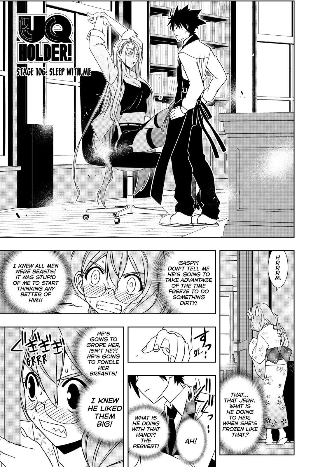 UQ Holder! Chapter 106 page 1 - Chapter 106: Sleep With Me