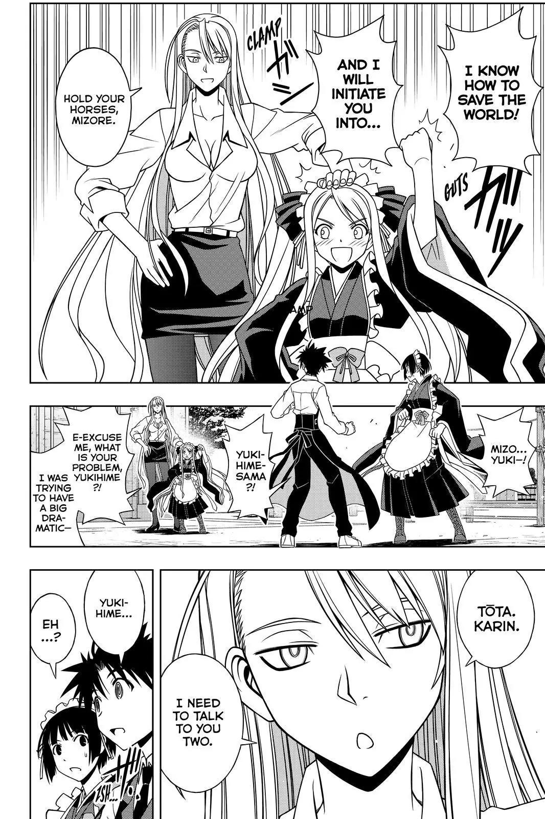 UQ Holder! Chapter 107 page 14 - Chapter 107: Alow Me to Say One Thing