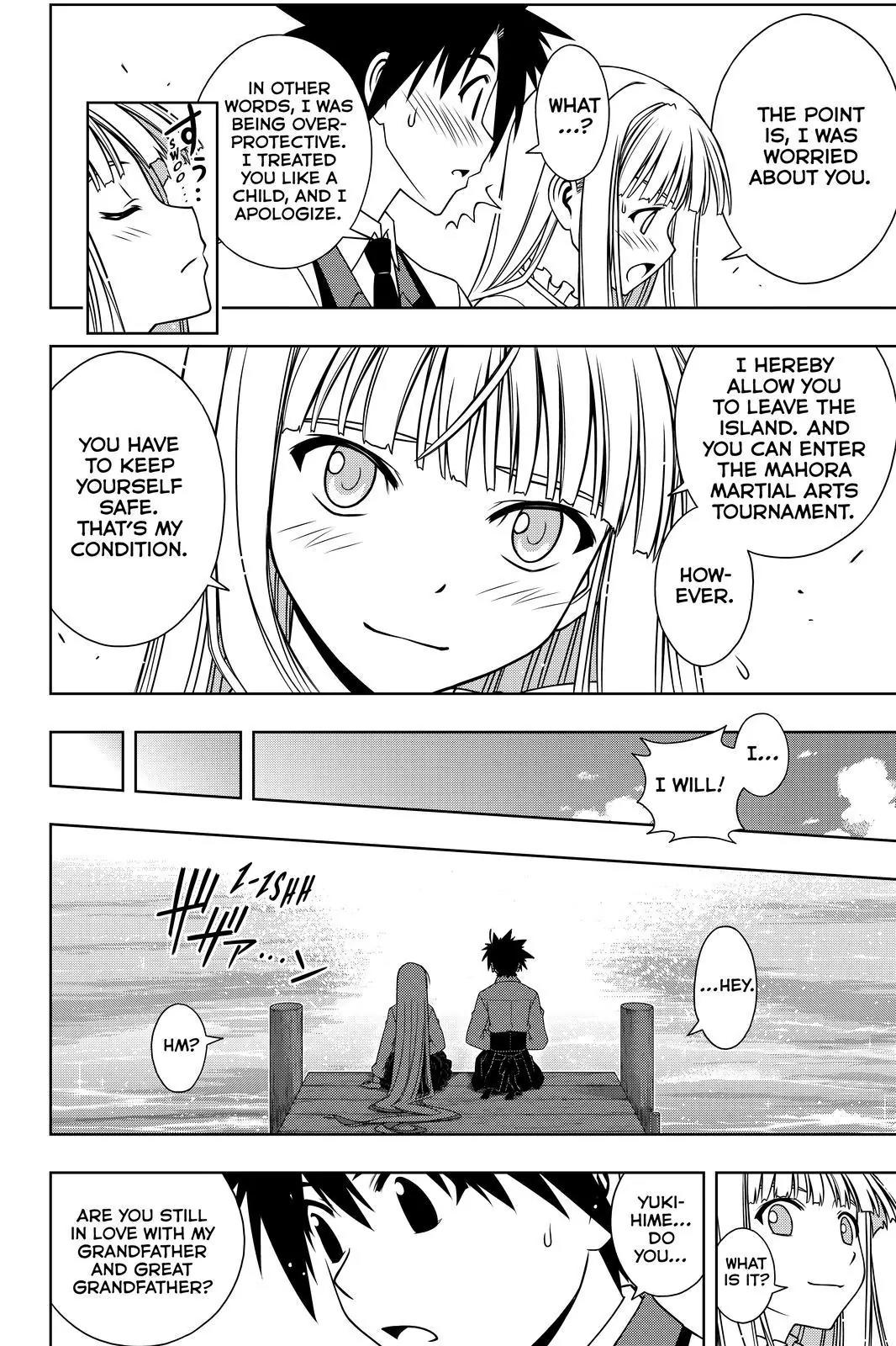UQ Holder! Chapter 110 page 10 - Chapter 110 : Yukihime's Confession