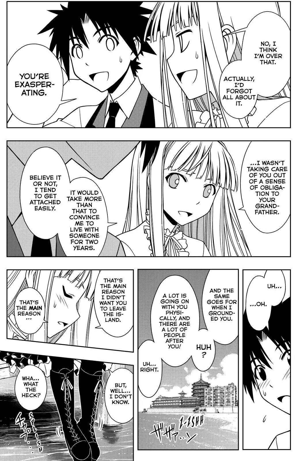UQ Holder! Chapter 110 page 9 - Chapter 110 : Yukihime's Confession