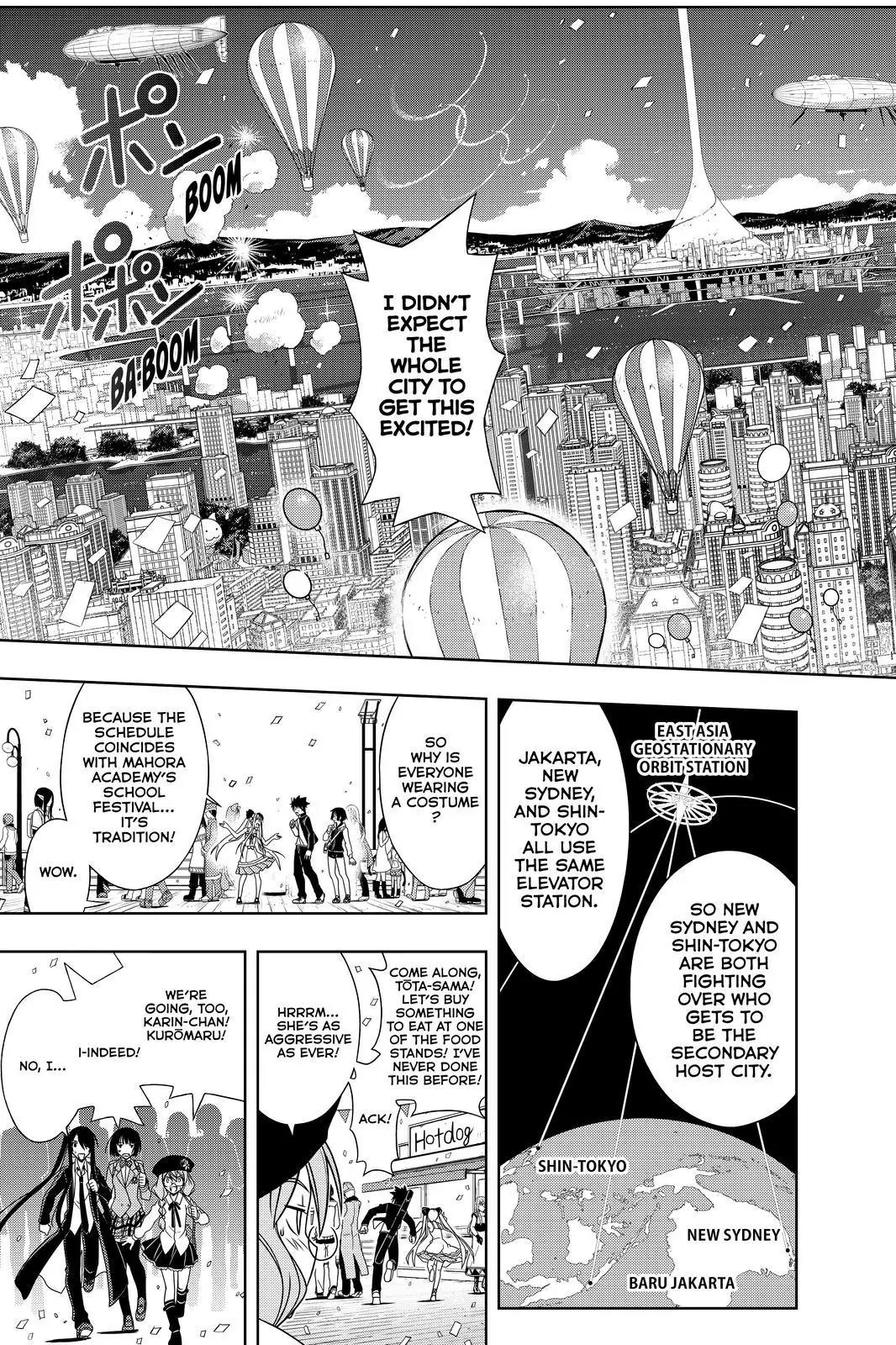 UQ Holder! Chapter 111 page 3 - Chapter 111: Gathering for the Mahora Martial Arts Tournament