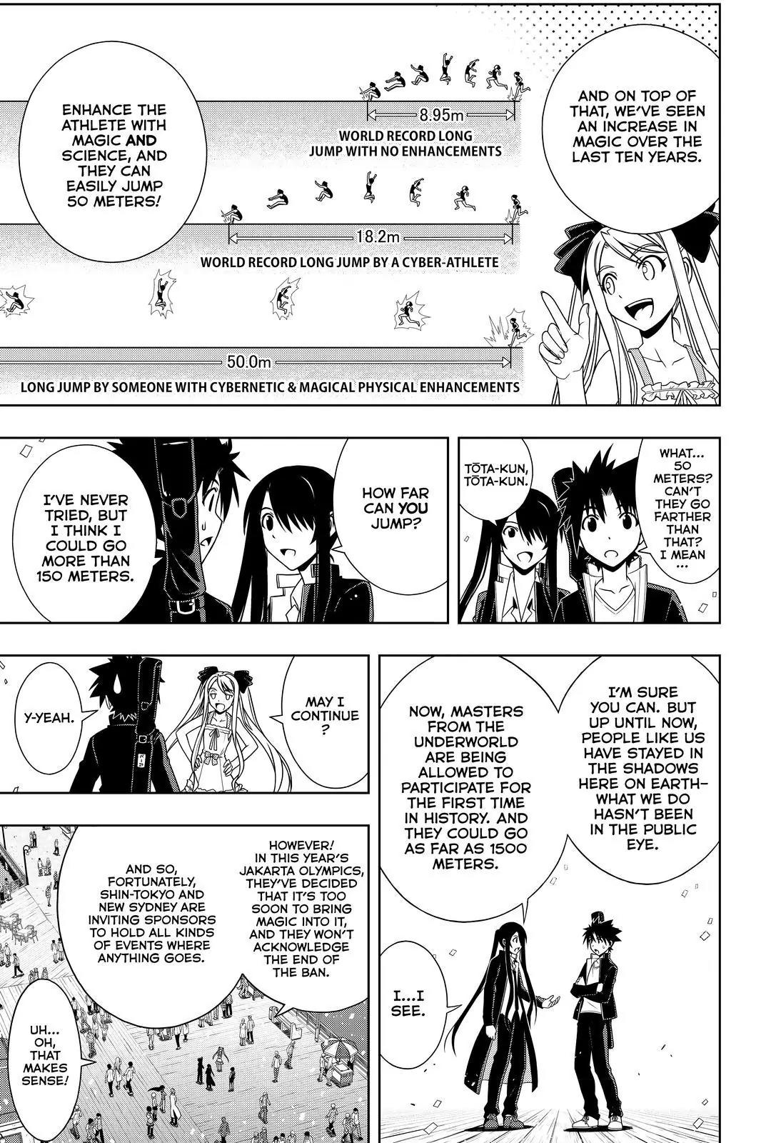 UQ Holder! Chapter 111 page 7 - Chapter 111: Gathering for the Mahora Martial Arts Tournament