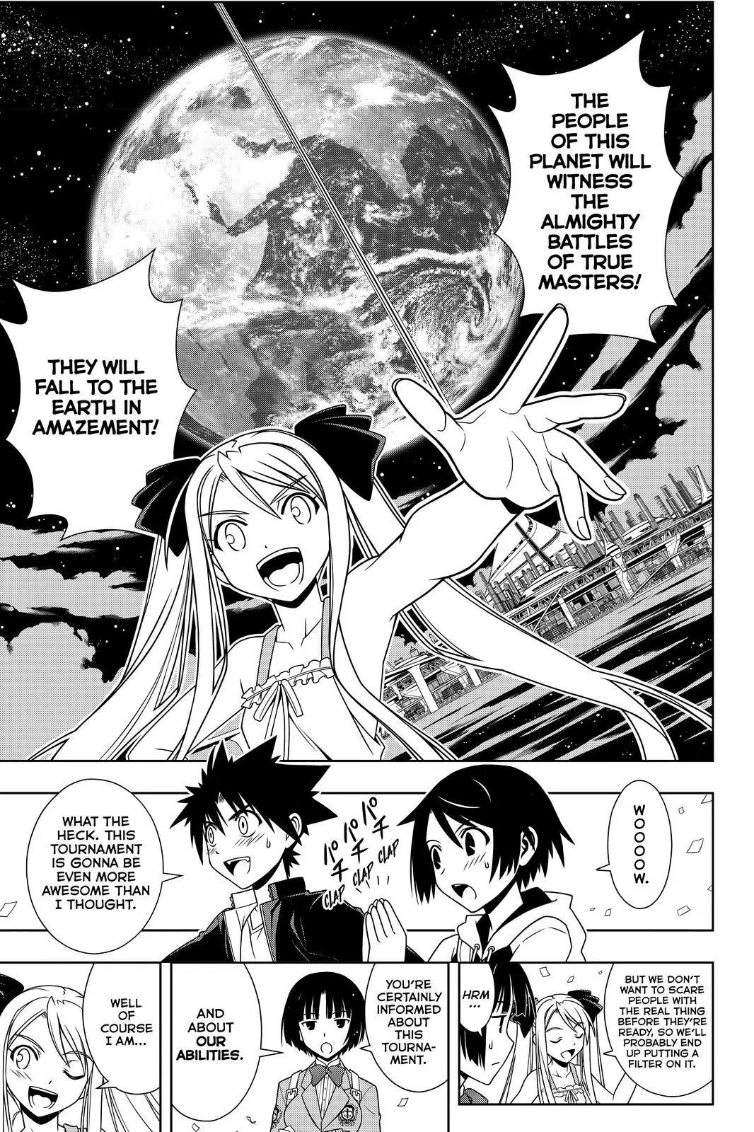 UQ Holder! Chapter 111 page 9 - Chapter 111: Gathering for the Mahora Martial Arts Tournament