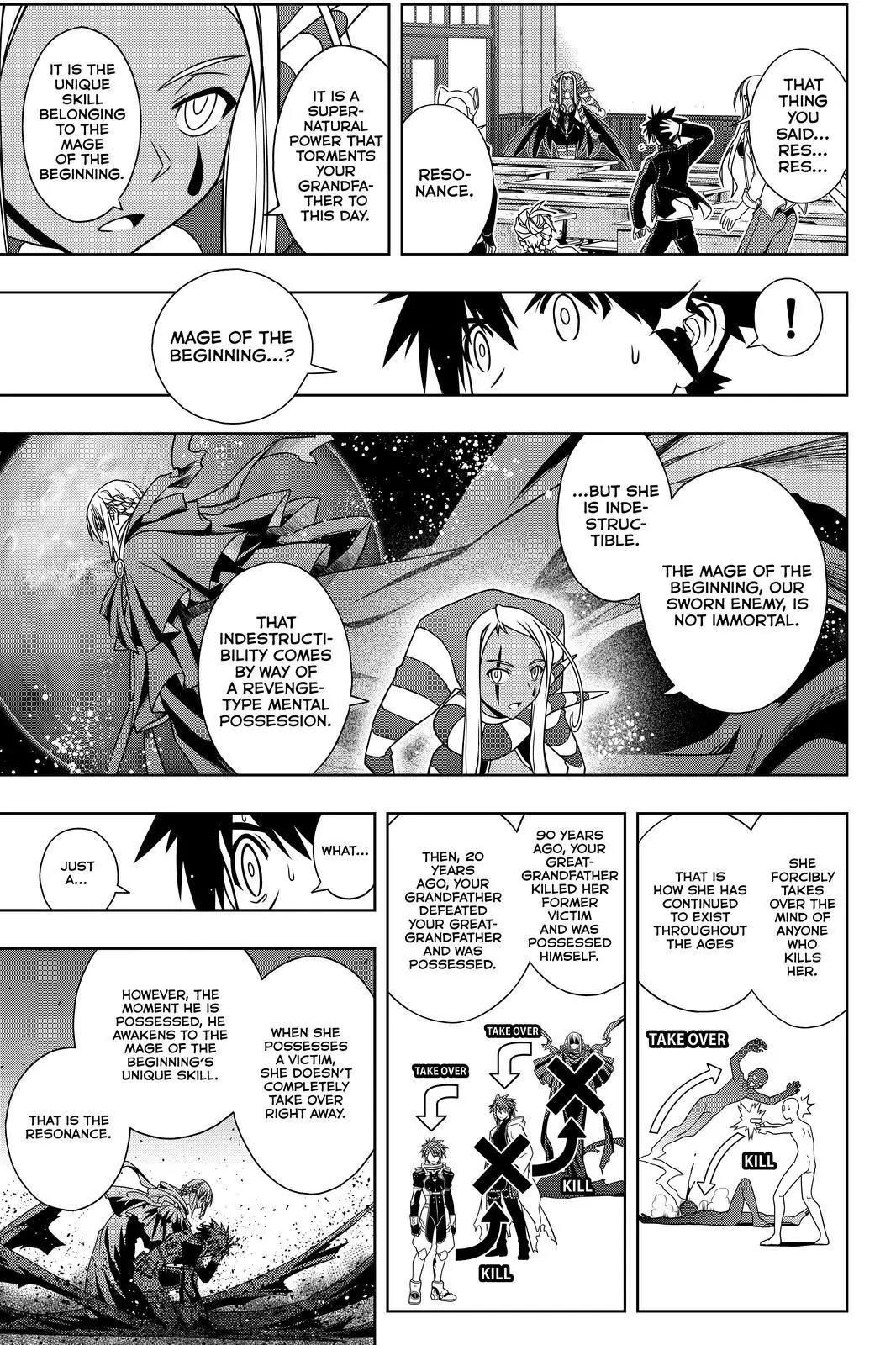 UQ Holder! Chapter 112 page 11 - Chapter 112 : The Students of Mahora Academy Class 3-A