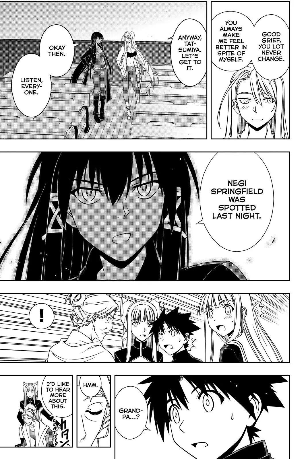 UQ Holder! Chapter 112 page 7 - Chapter 112 : The Students of Mahora Academy Class 3-A