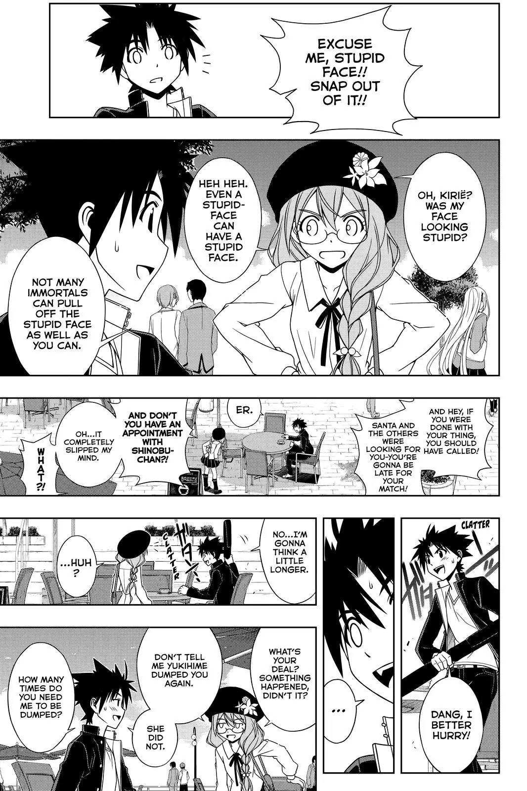 UQ Holder! Chapter 115 page 5 - Chapter 115 : Brain Function Stops. Everything Stops