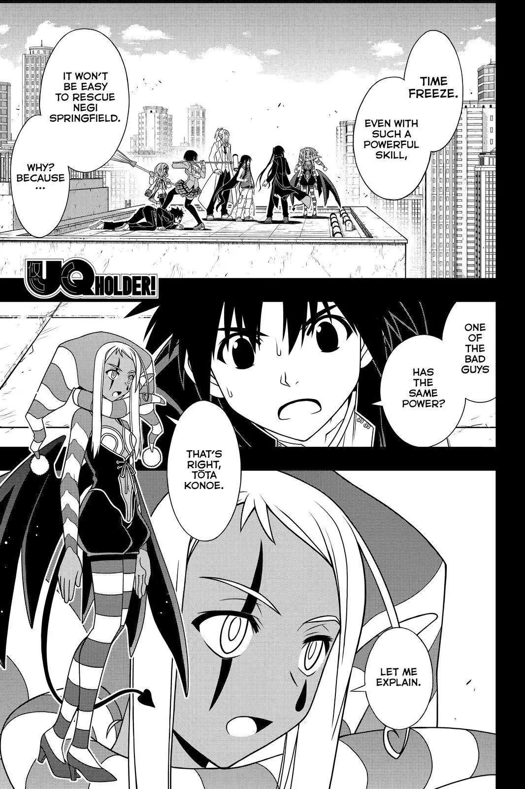 UQ Holder! Chapter 118 page 1 - Chapter 118: The Face of the Enemy