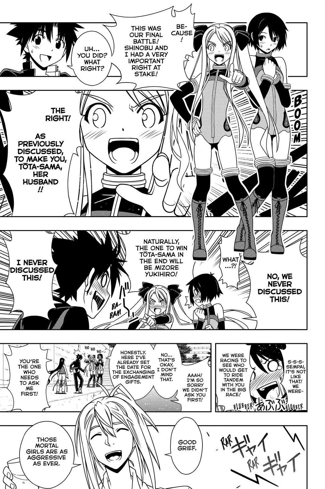UQ Holder! Chapter 119 page 9 - Chapter 119: Tota and Kirie: Will They or Won't They?