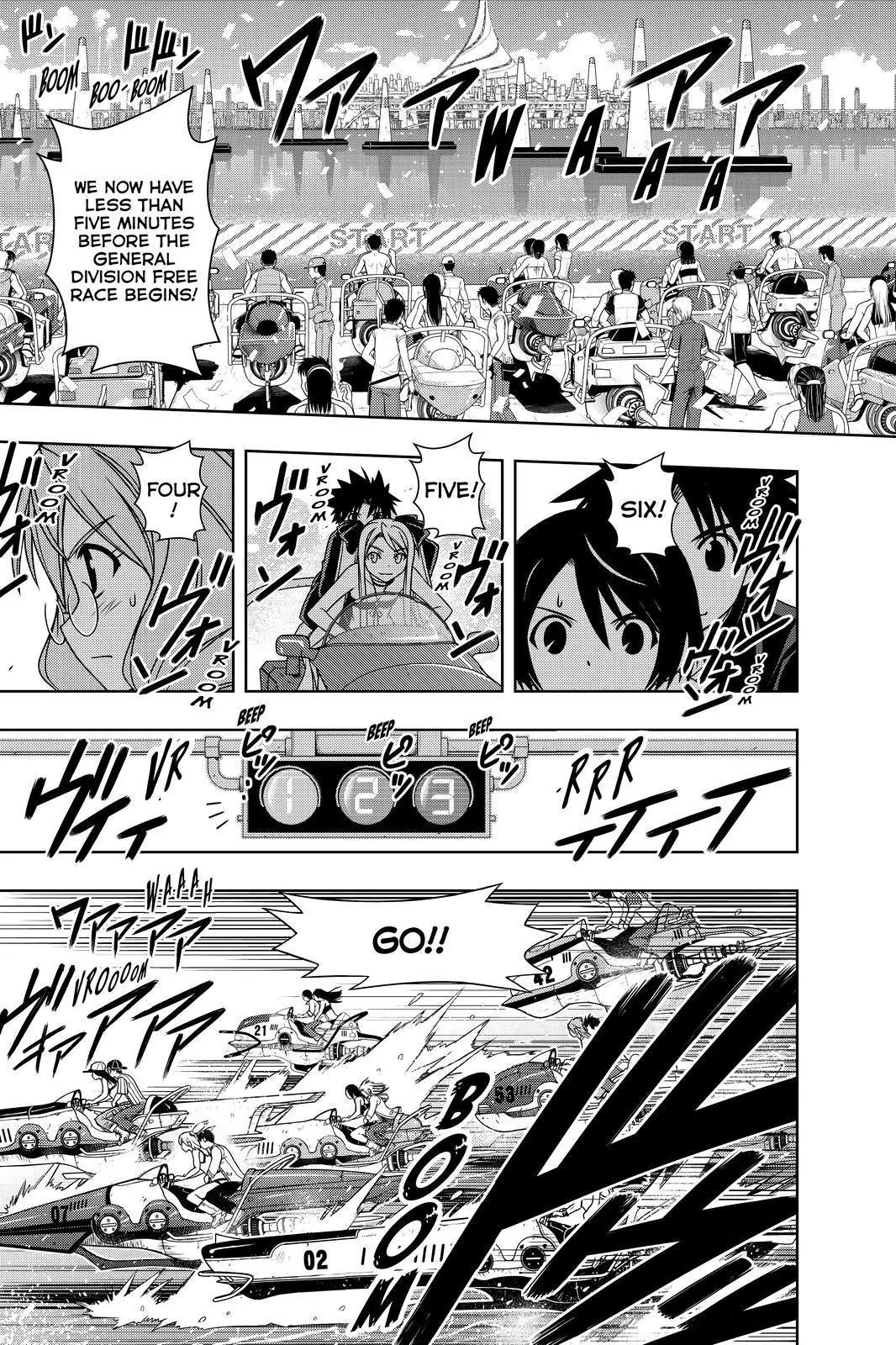 UQ Holder! Chapter 120 page 11 - Chapter 120: Speeder Three-Way