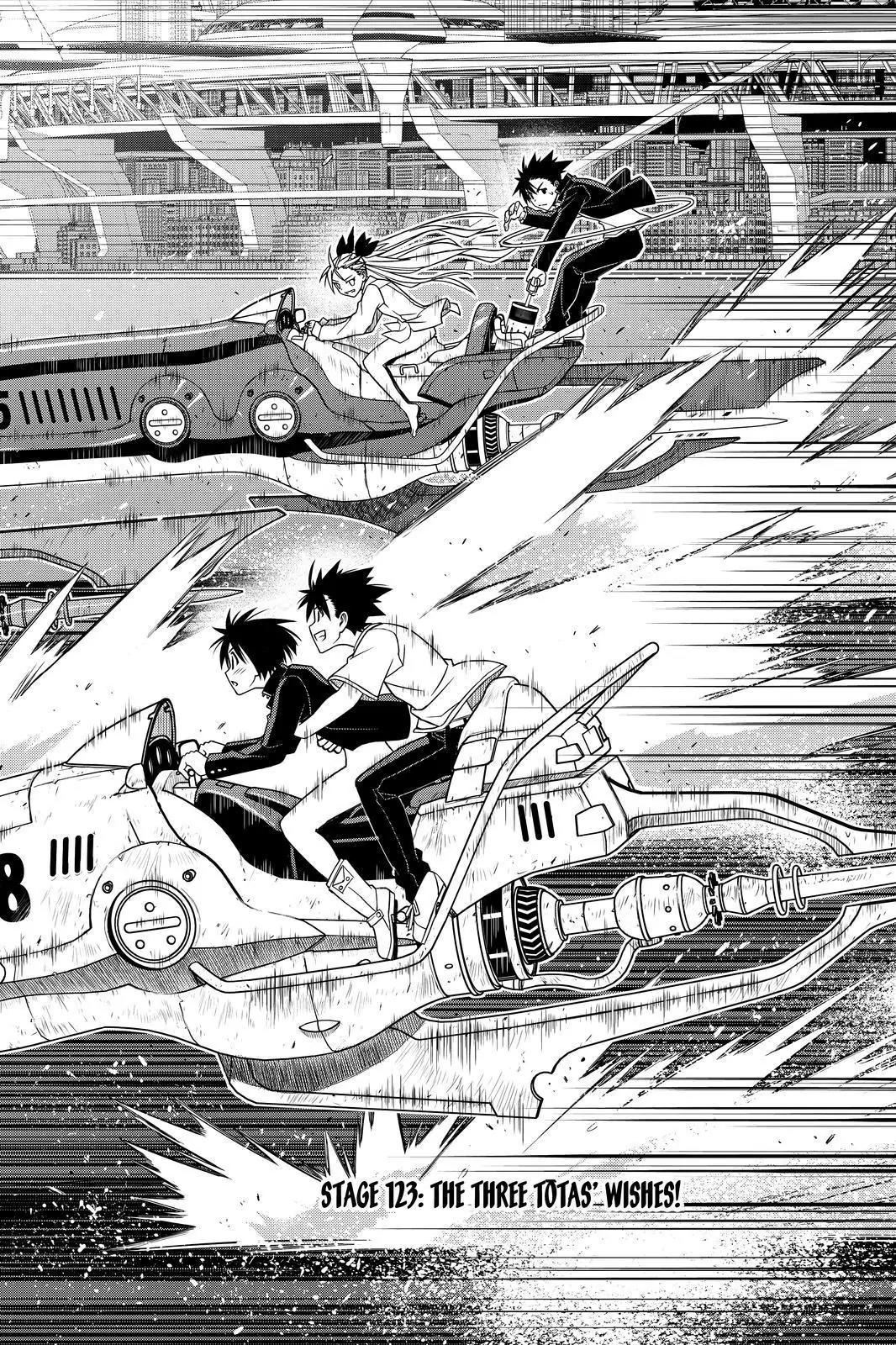 UQ Holder! Chapter 123 page 2 - Chapter 123: The Three Totas' Wishes!