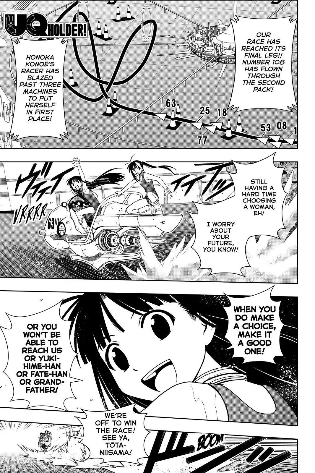 UQ Holder! Chapter 124 page 1 - Chapter 124: That's How It's Done!!