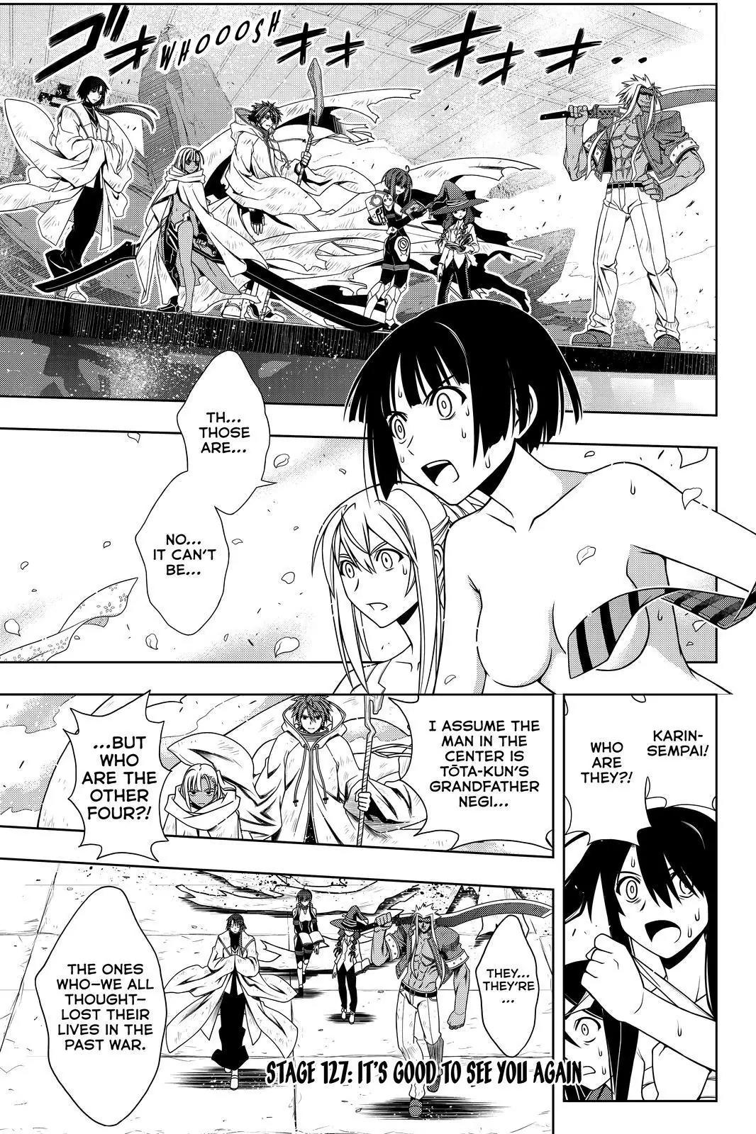 UQ Holder! Chapter 127 page 1 - Chapter 127: It's Good to See You Again