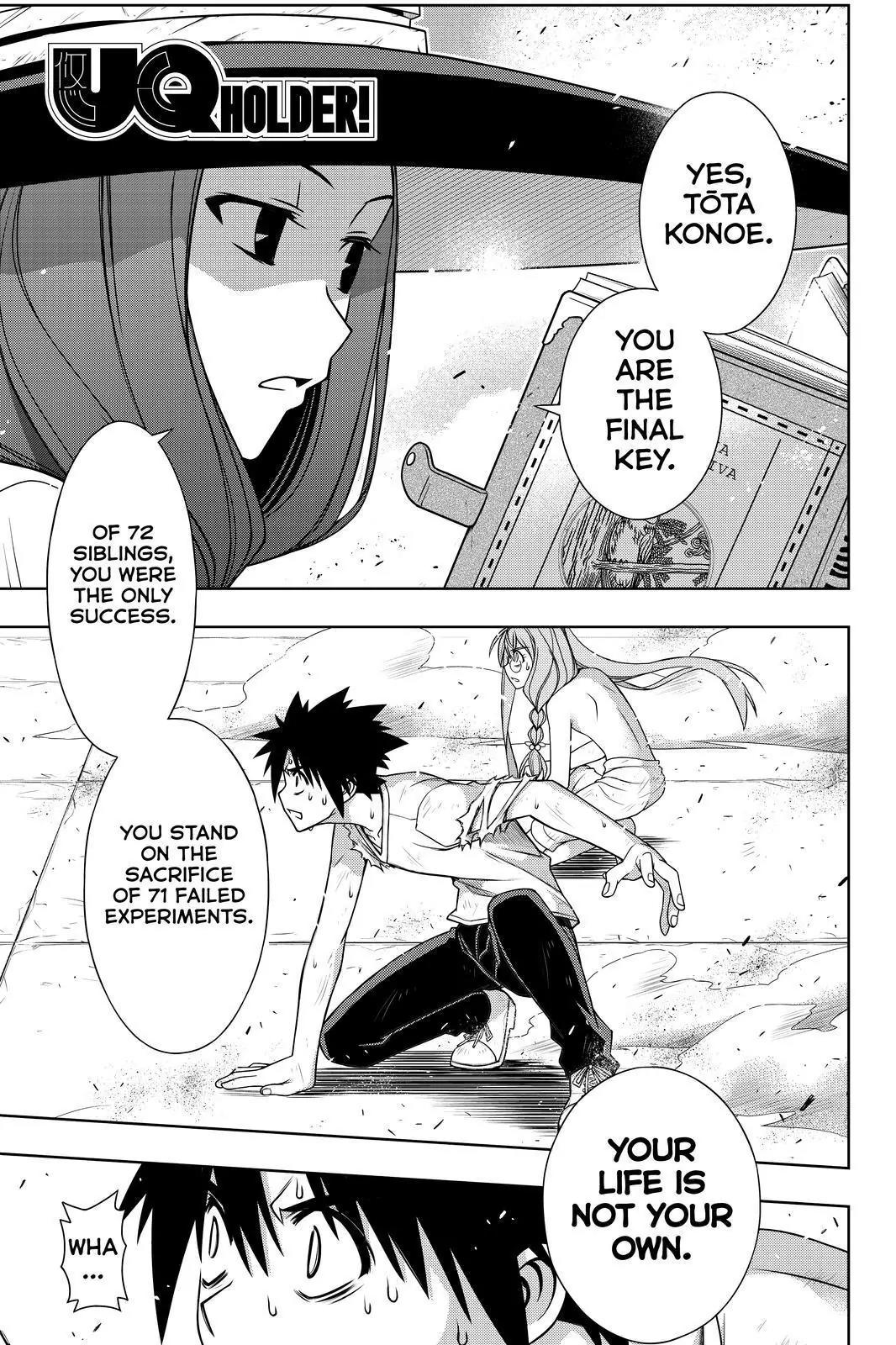 UQ Holder! Chapter 128 page 1 - Chapter 128: We Are UQ Holder!