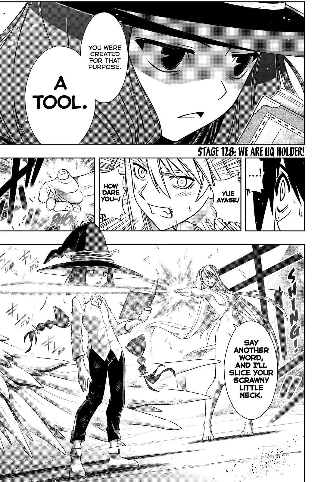 UQ Holder! Chapter 128 page 3 - Chapter 128: We Are UQ Holder!