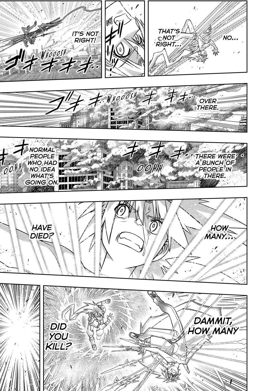 UQ Holder! Chapter 133 page 21 - Chapter 133: The long 37 seconds