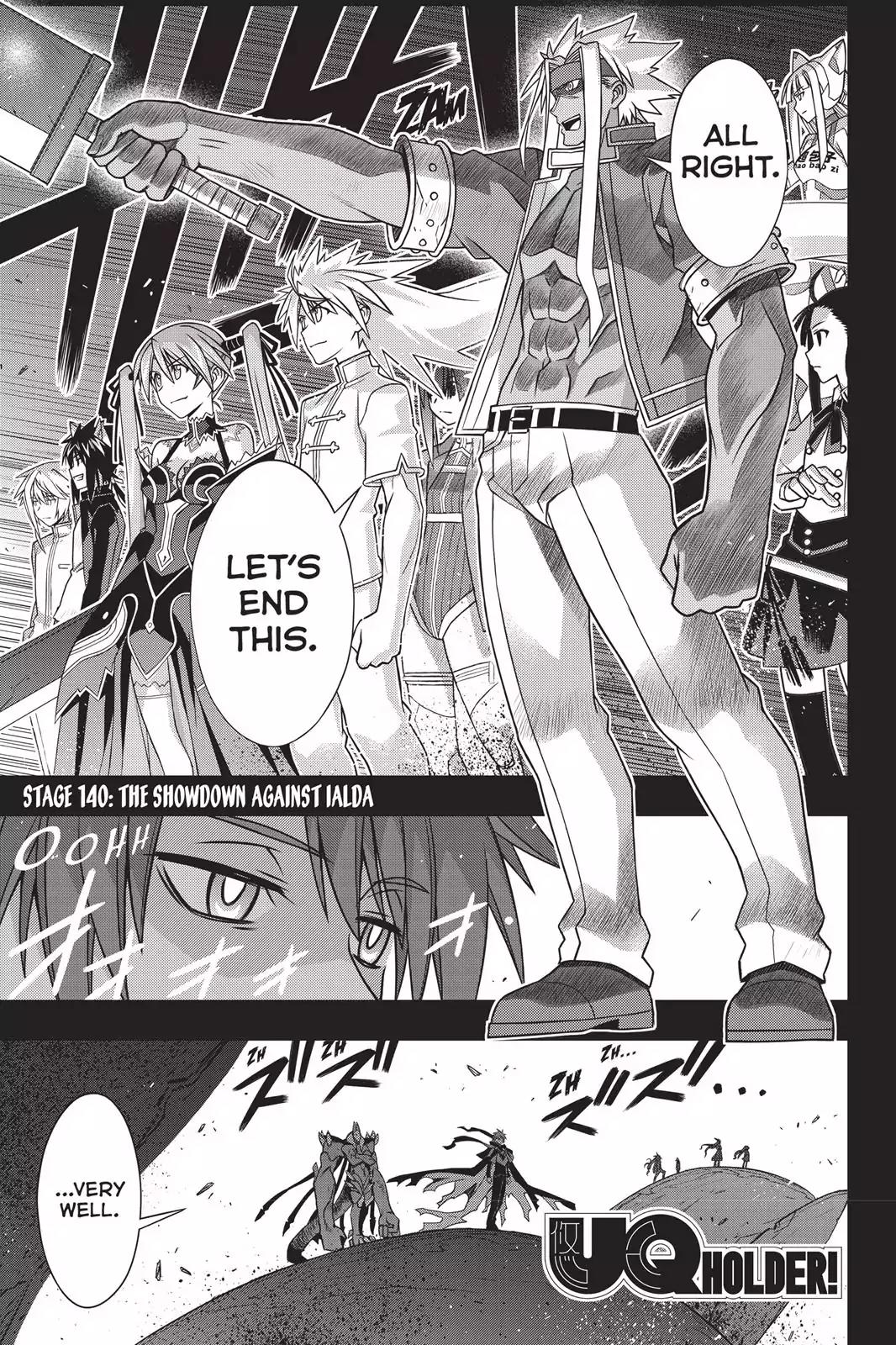 UQ Holder! Chapter 140 page 2 - Chapter 140: The Showdown Against Ialda