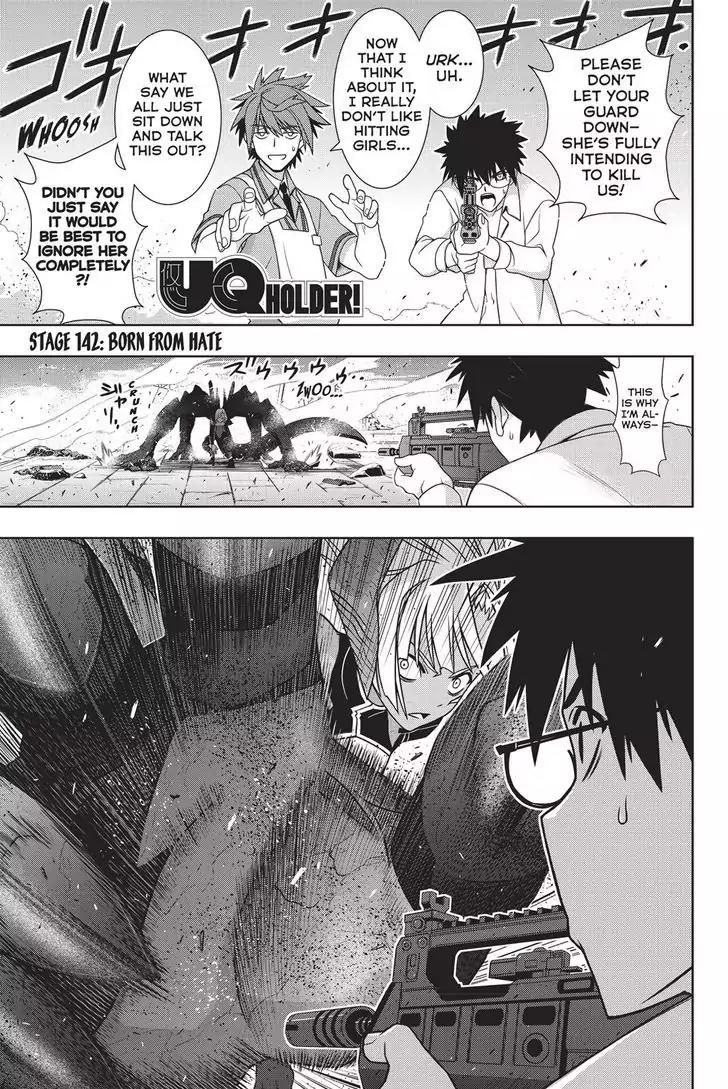 UQ Holder! Chapter 142 page 1 - Chapter 142: Born From Hate