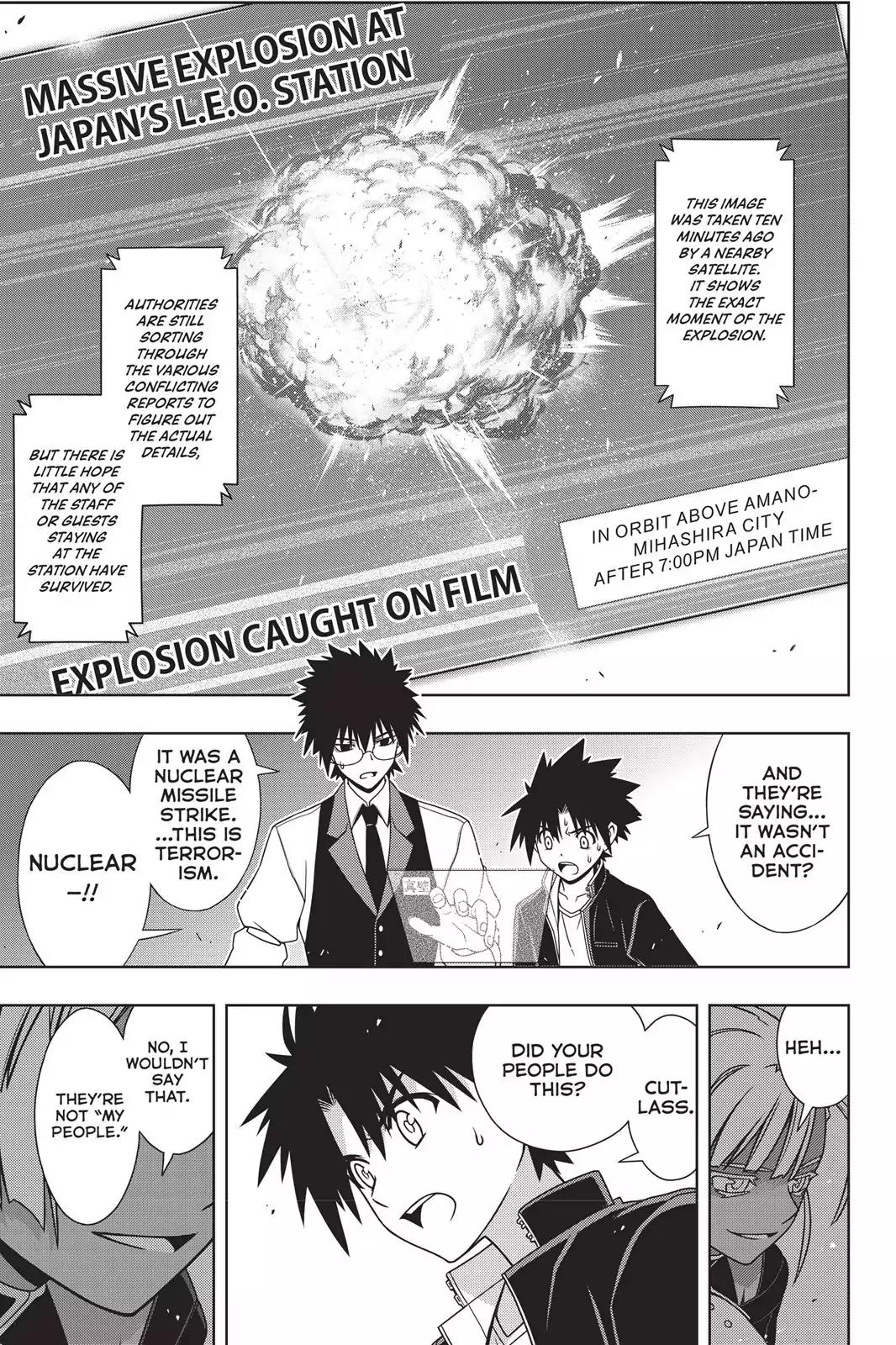 UQ Holder! Chapter 143 page 2 - Chapter 143 : With Superhuman Power