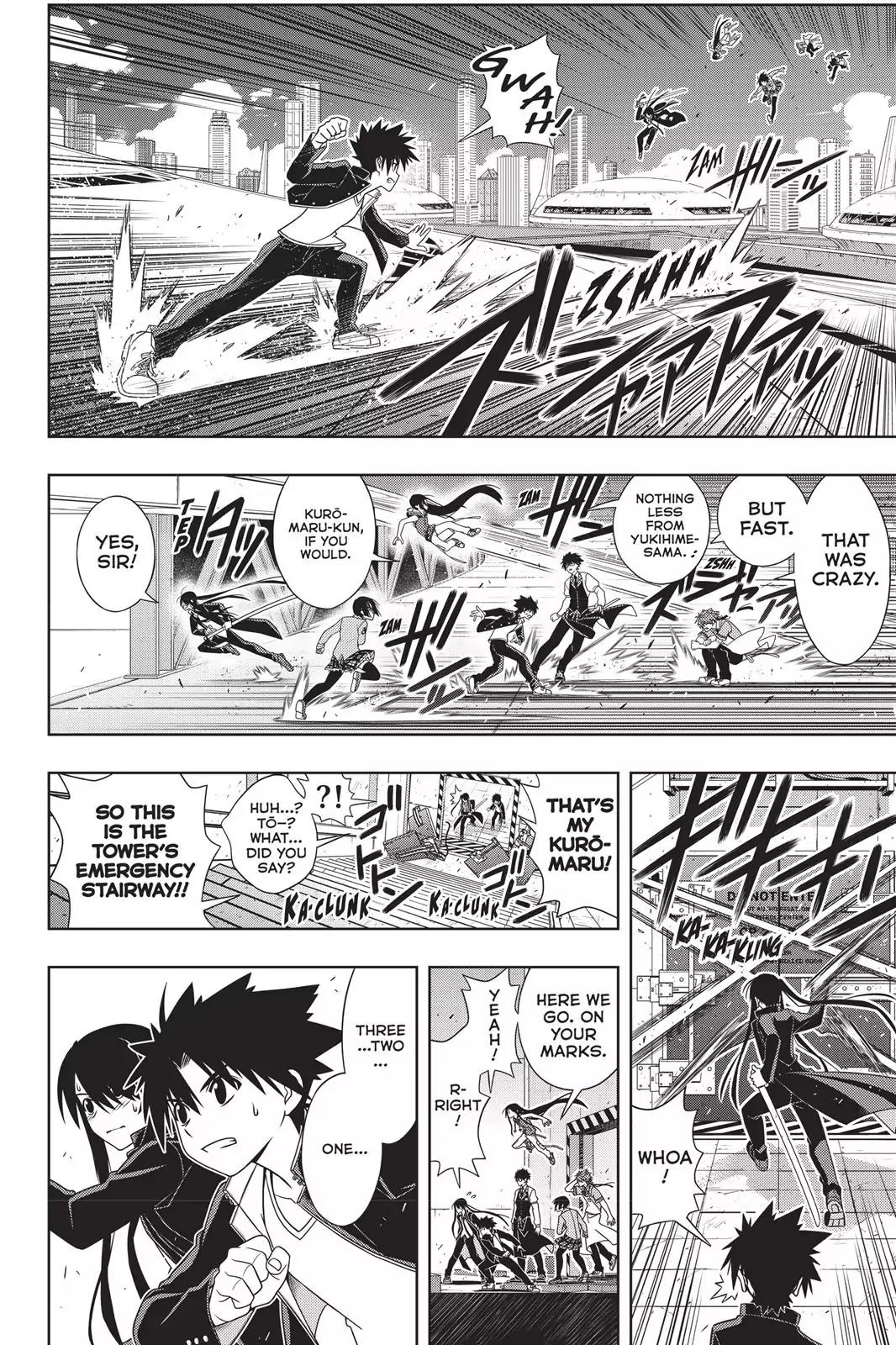 UQ Holder! Chapter 143 page 25 - Chapter 143 : With Superhuman Power