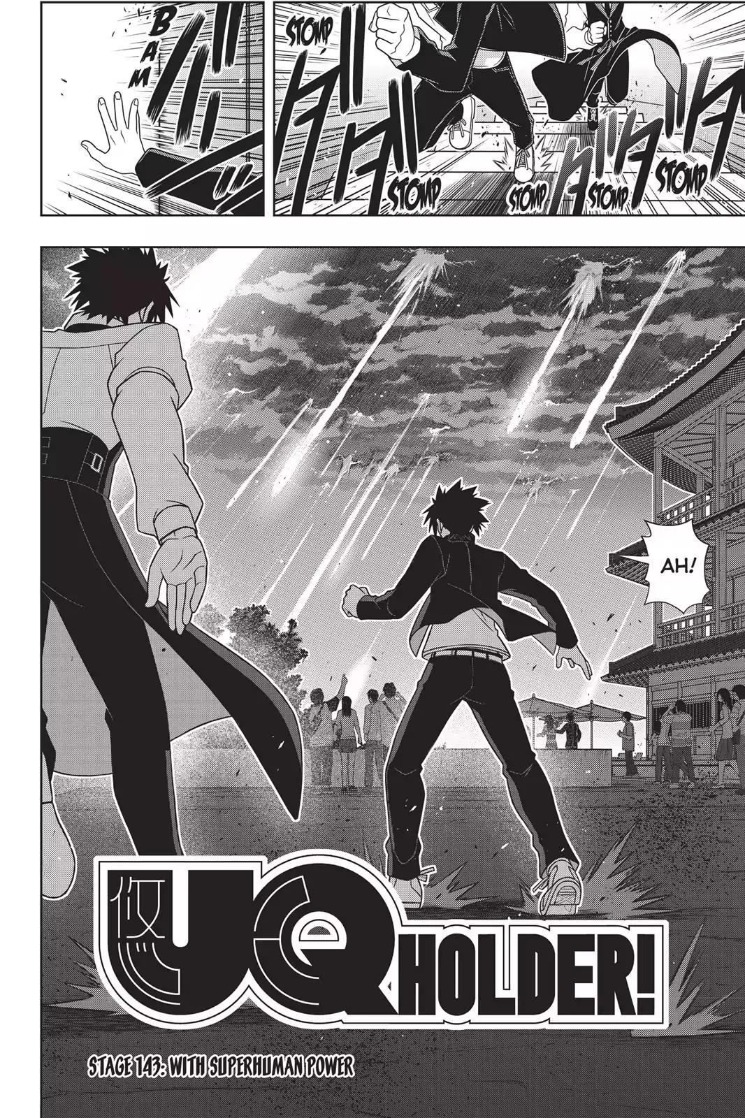 UQ Holder! Chapter 143 page 3 - Chapter 143 : With Superhuman Power