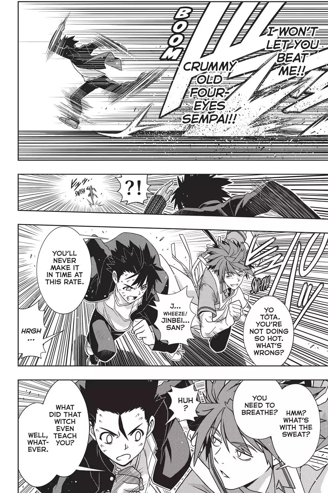 UQ Holder! Chapter 143 page 35 - Chapter 143 : With Superhuman Power