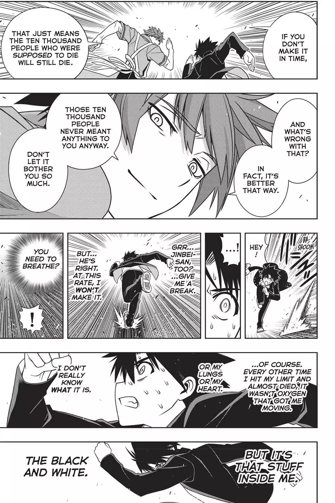 UQ Holder! Chapter 143 page 36 - Chapter 143 : With Superhuman Power