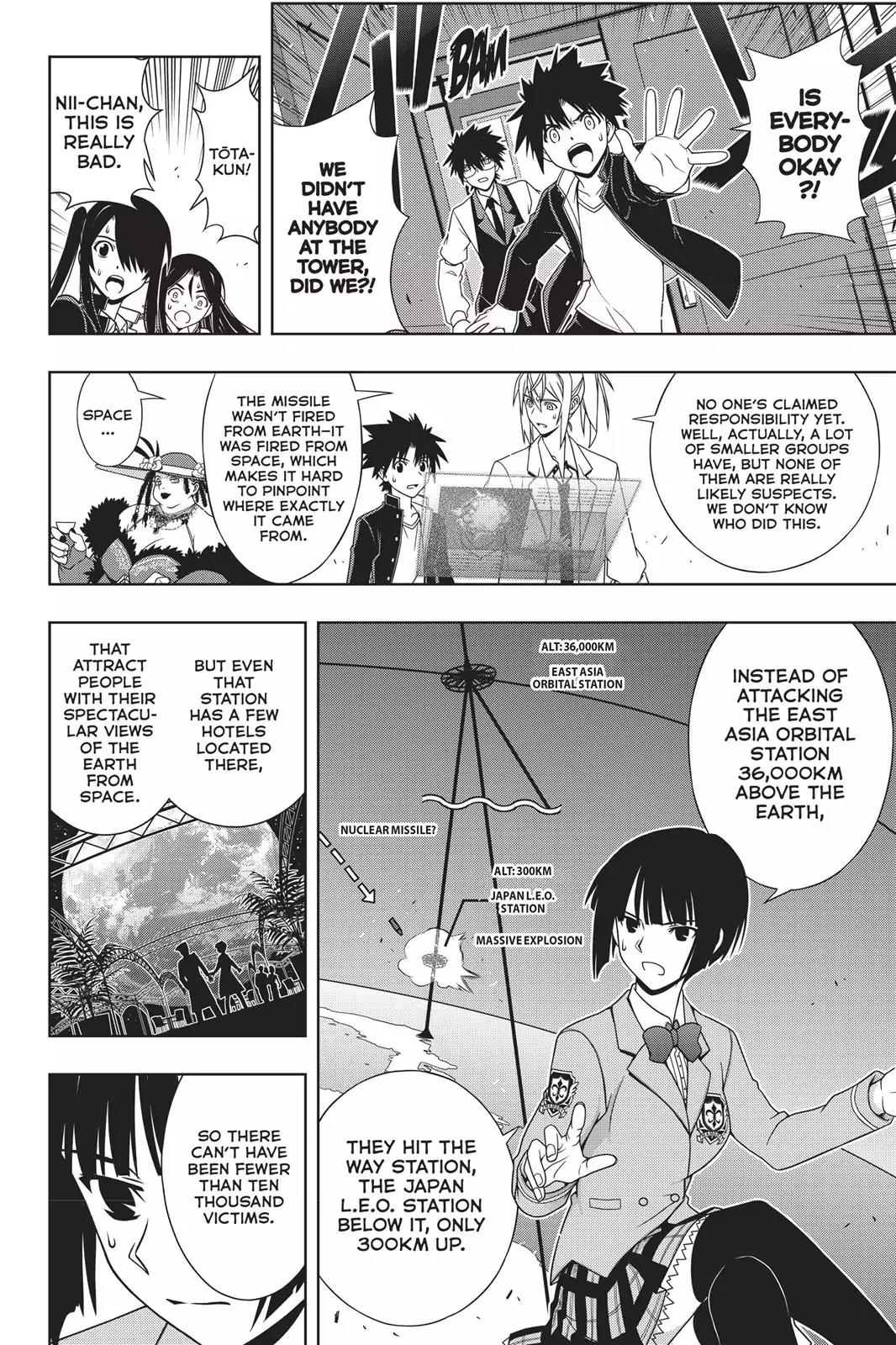 UQ Holder! Chapter 143 page 7 - Chapter 143 : With Superhuman Power