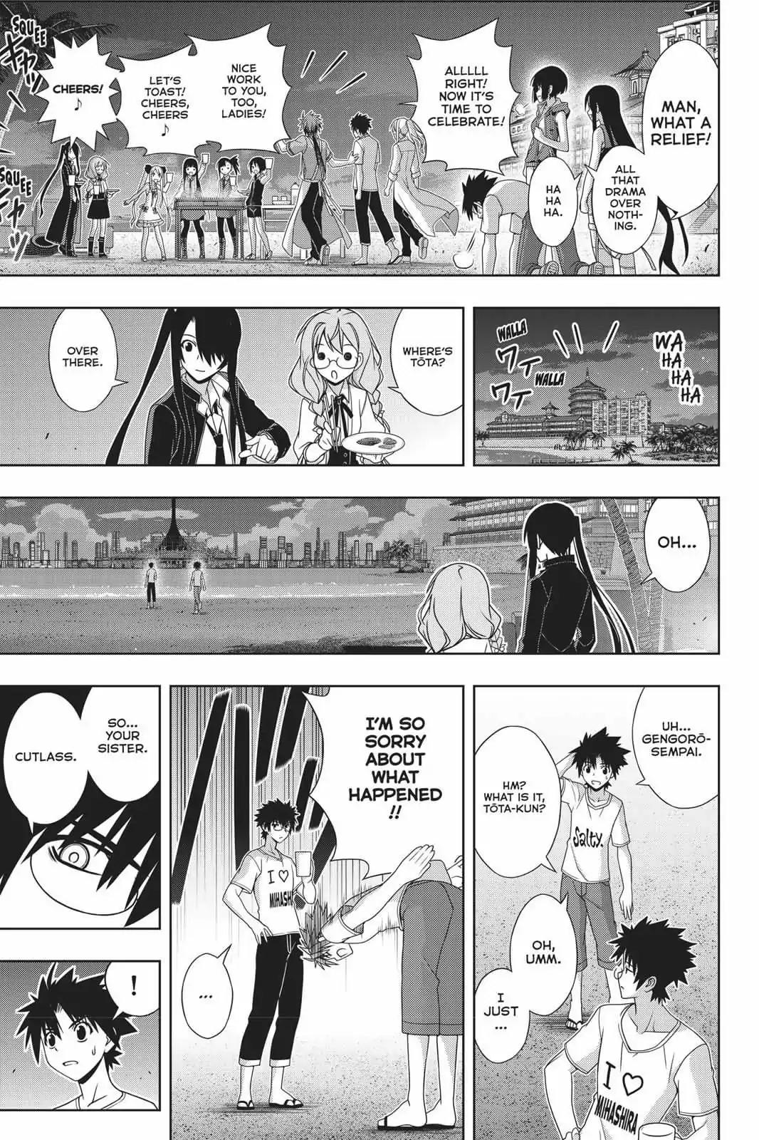 UQ Holder! Chapter 146 page 38 - Chapter 146: Roll Out The Extra Lives