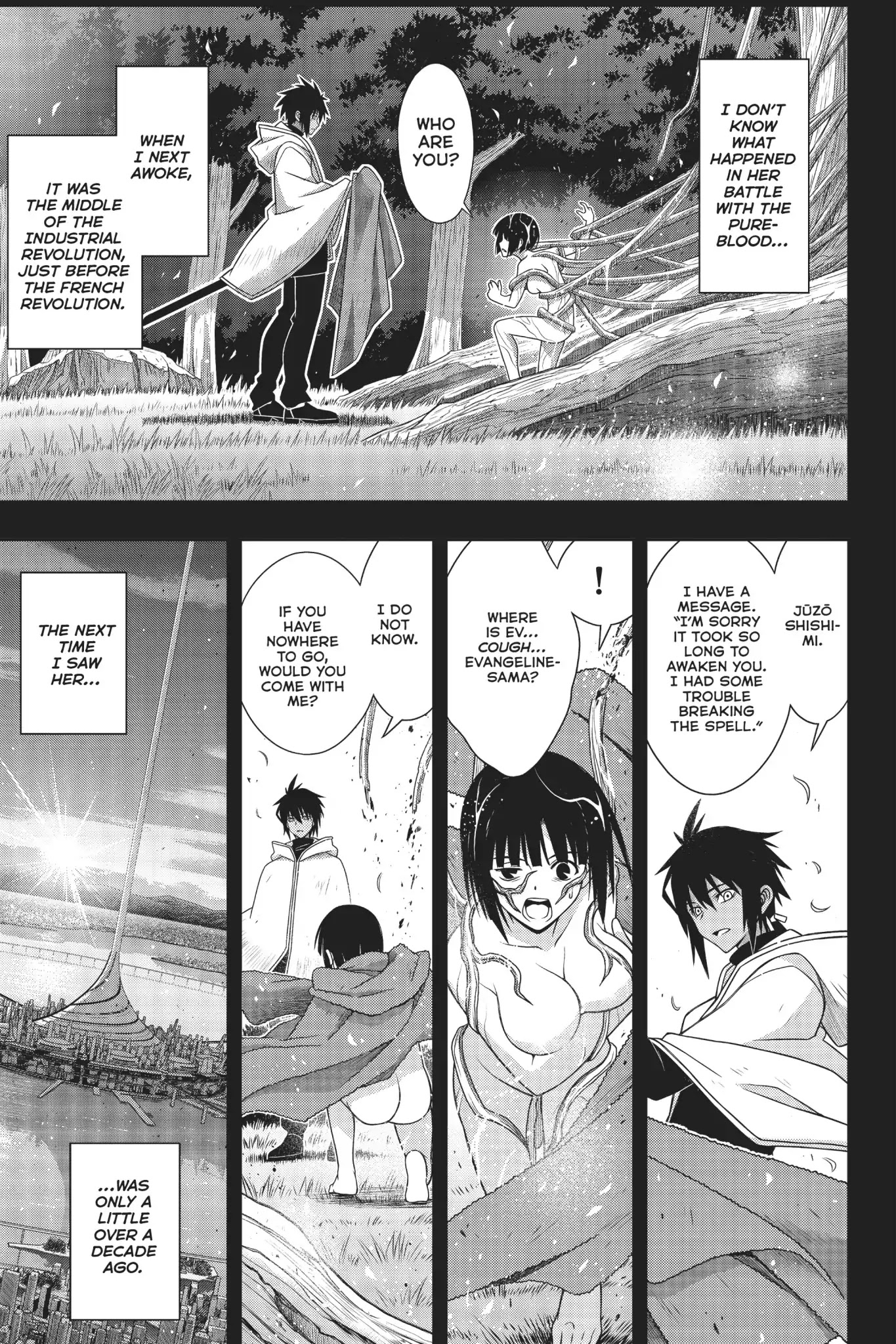 UQ Holder! Chapter 155 page 14 - Chapter 155: A Battle of Wills Against Gods