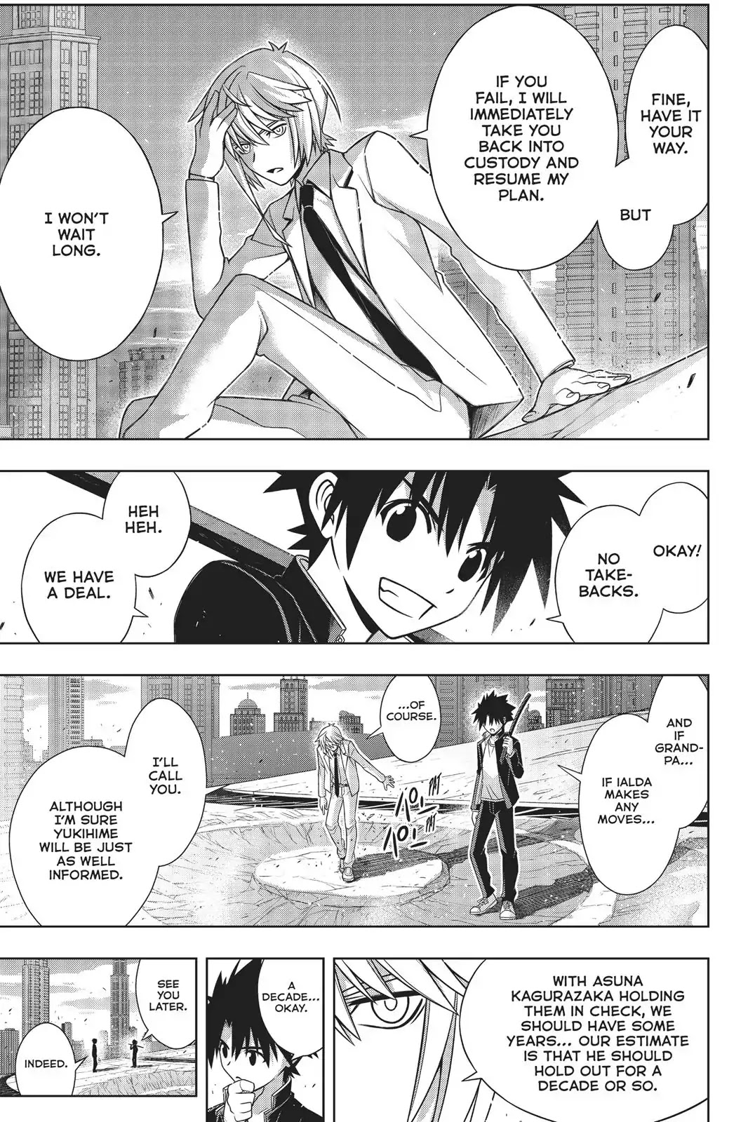 UQ Holder! Chapter 157 page 33 - Chapter 157: The First Target