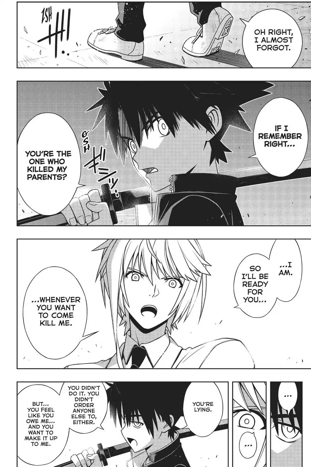 UQ Holder! Chapter 157 page 34 - Chapter 157: The First Target